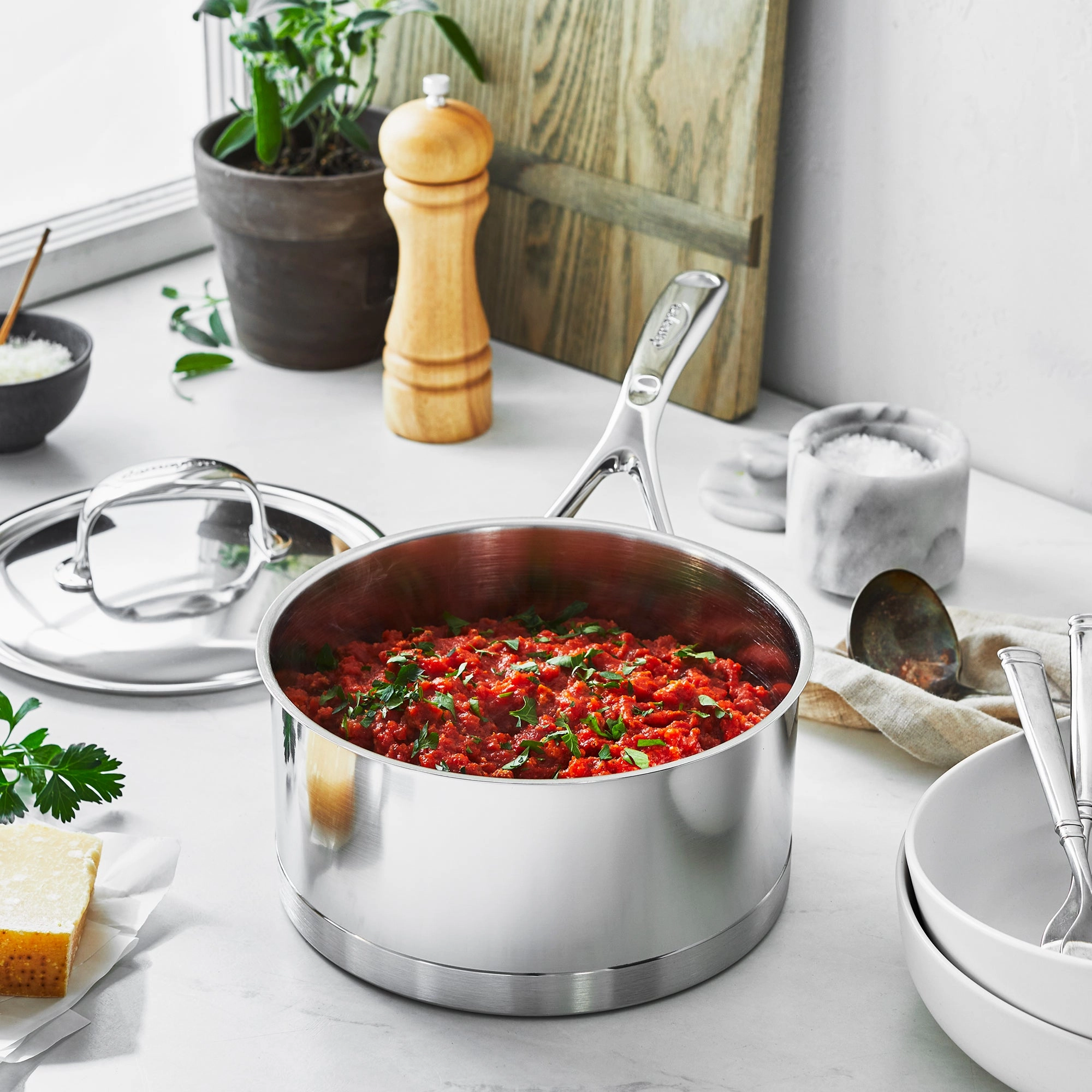 DEMEYERE Atlantis Stainless Steel Saucepan
