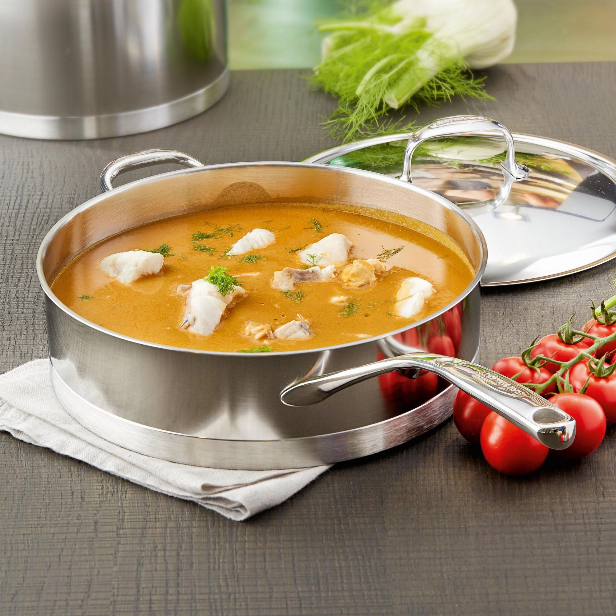 DEMEYERE Atlantis Stainless Steel Saute Pan