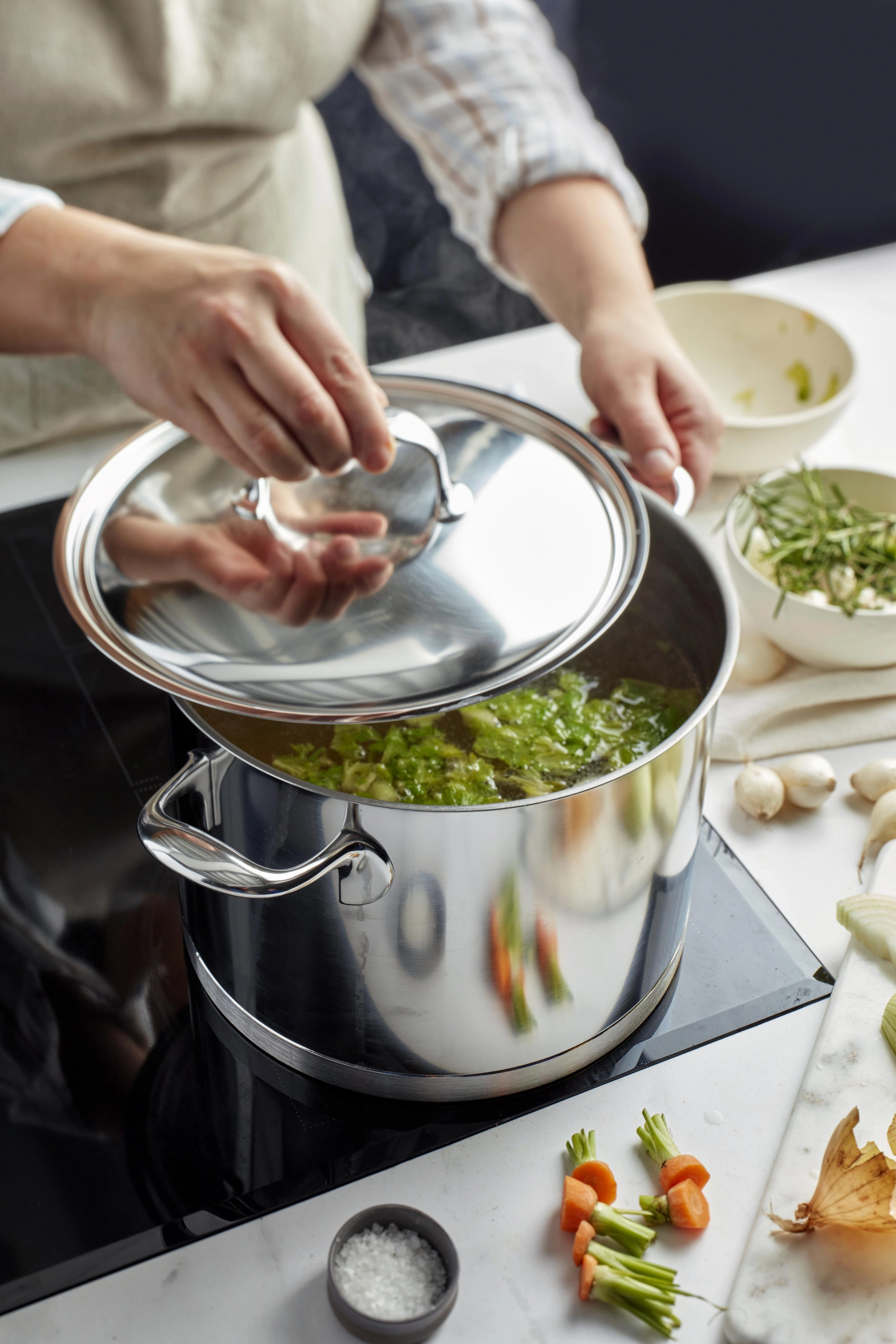 DEMEYERE Atlantis Stainless Steel Stock Pot