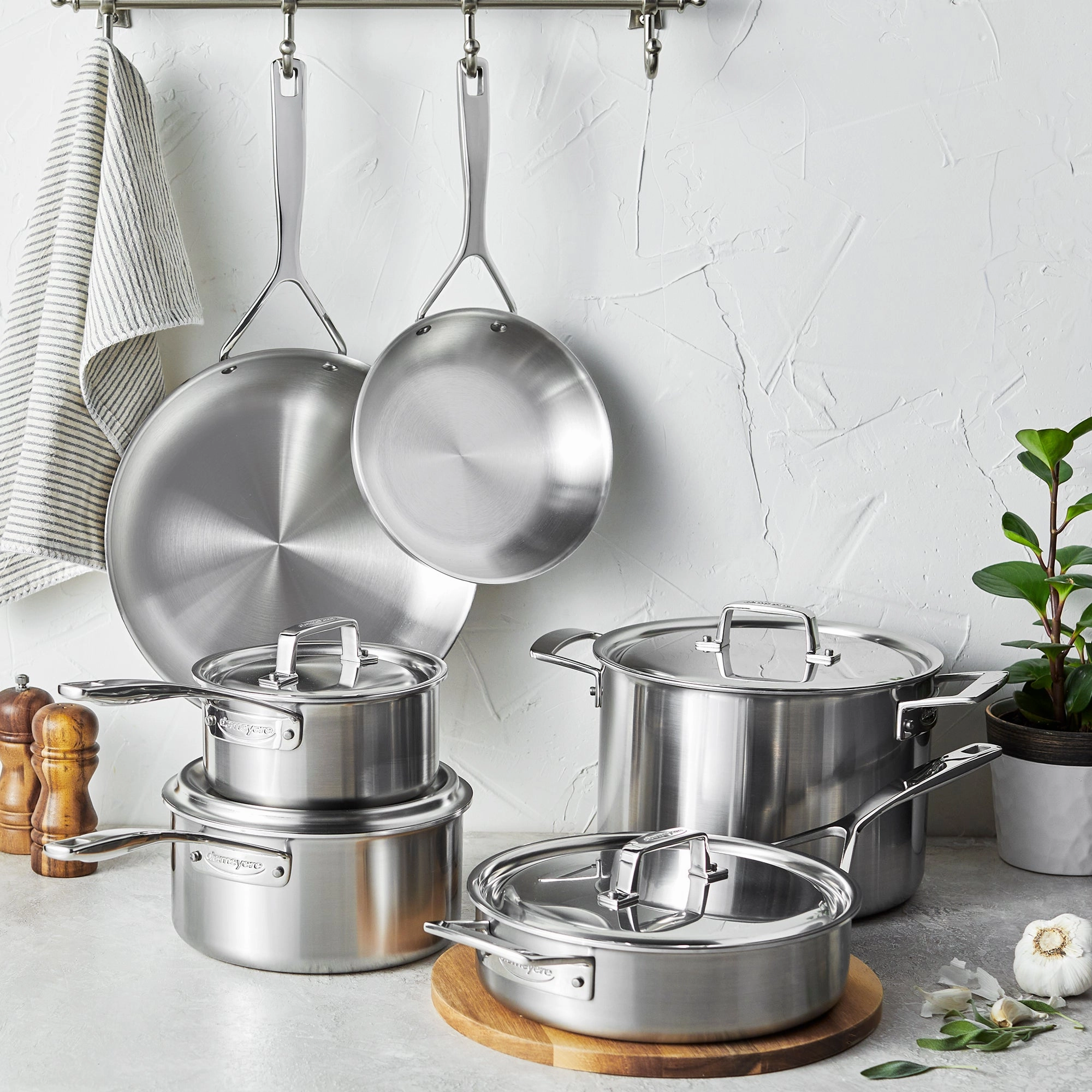 DEMEYERE Essential 5-ply Stainless steel Cookware Set