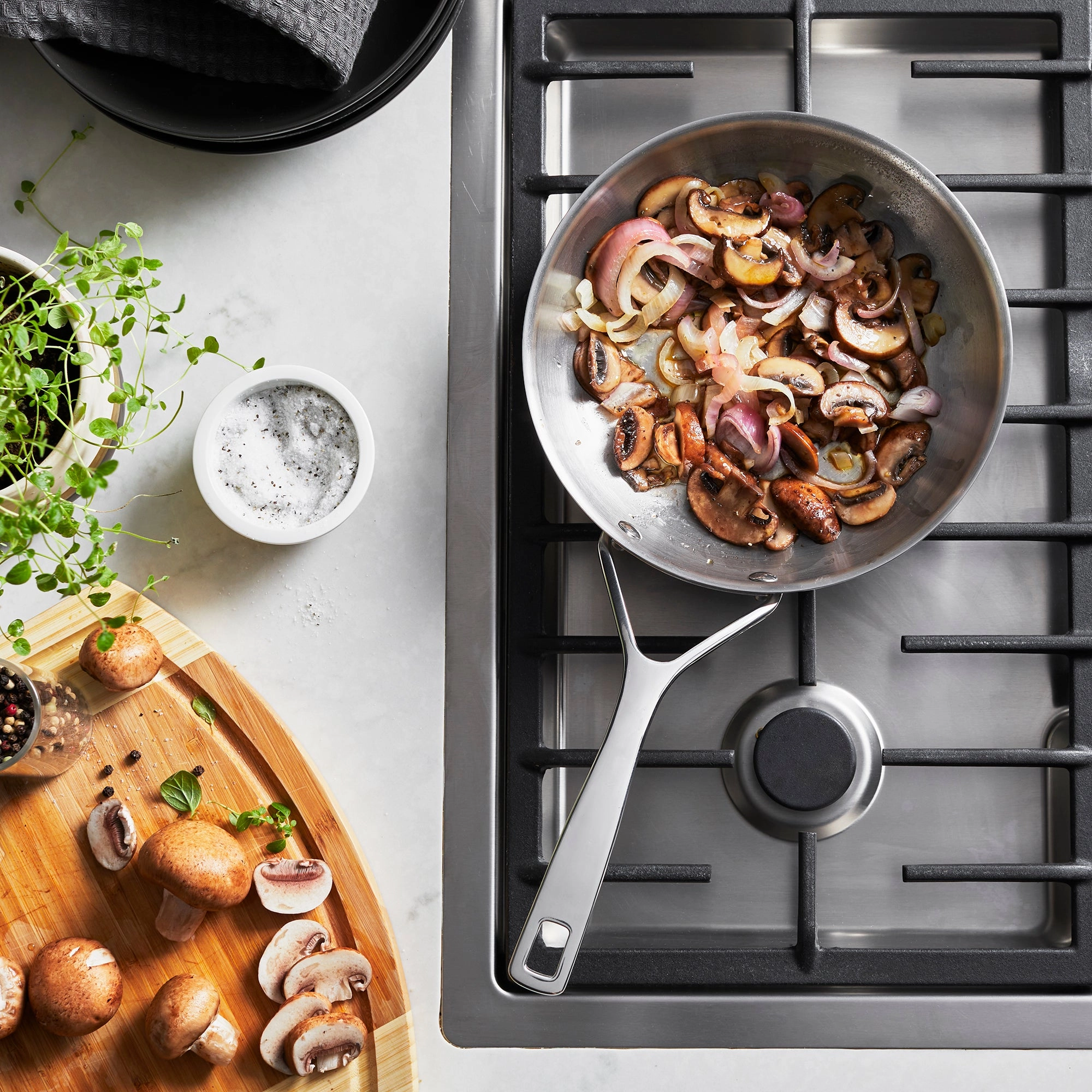 Demeyere Essential 5-ply Stainless Steel Fry Pan