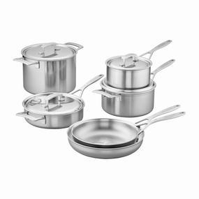 Demeyere Industry 5-Ply 10-pc Stainless Steel Cookware Set Cookware online kitchen sale