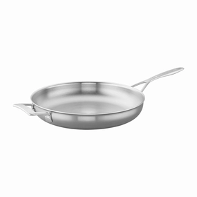 Demeyere Industry 5-Ply 12.5-inch Stainless Steel Fry Pan with Helper Handle Cookware online kitchen sale