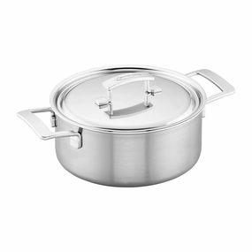 Demeyere Industry 5-Ply 5.5-qt Stainless Steel Dutch Oven Cookware online kitchen sale