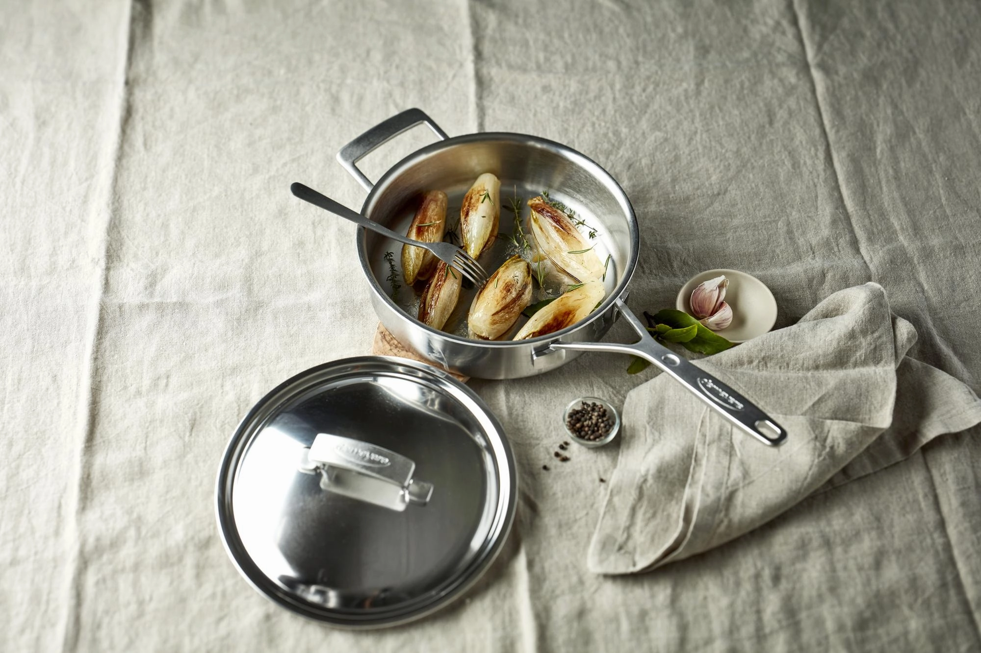 DEMEYERE Industry 5-Ply Stainless Steel Saute Pan