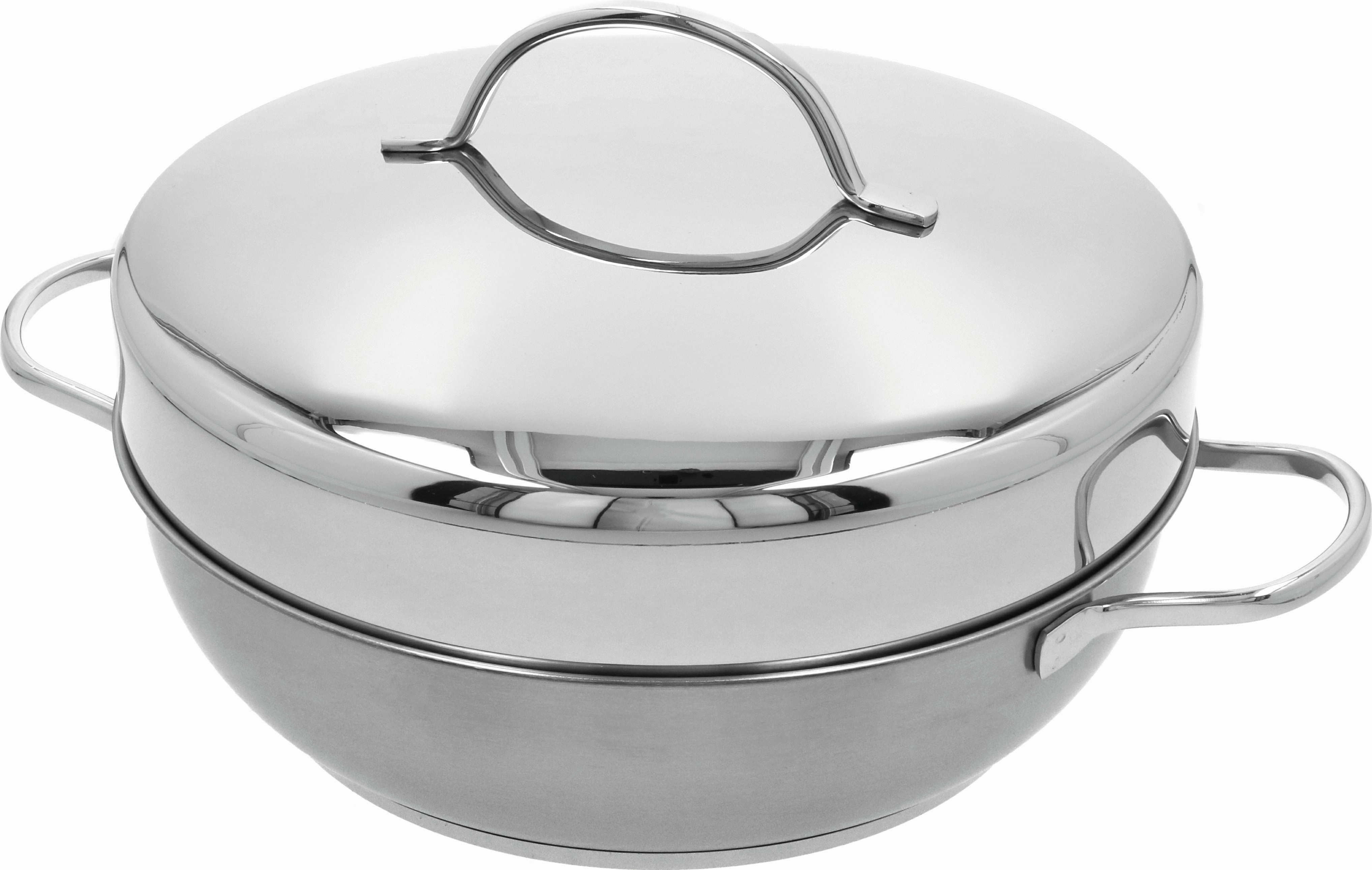 Demeyere Resto 4-pc Stainless Steel Stovetop Smoker Set