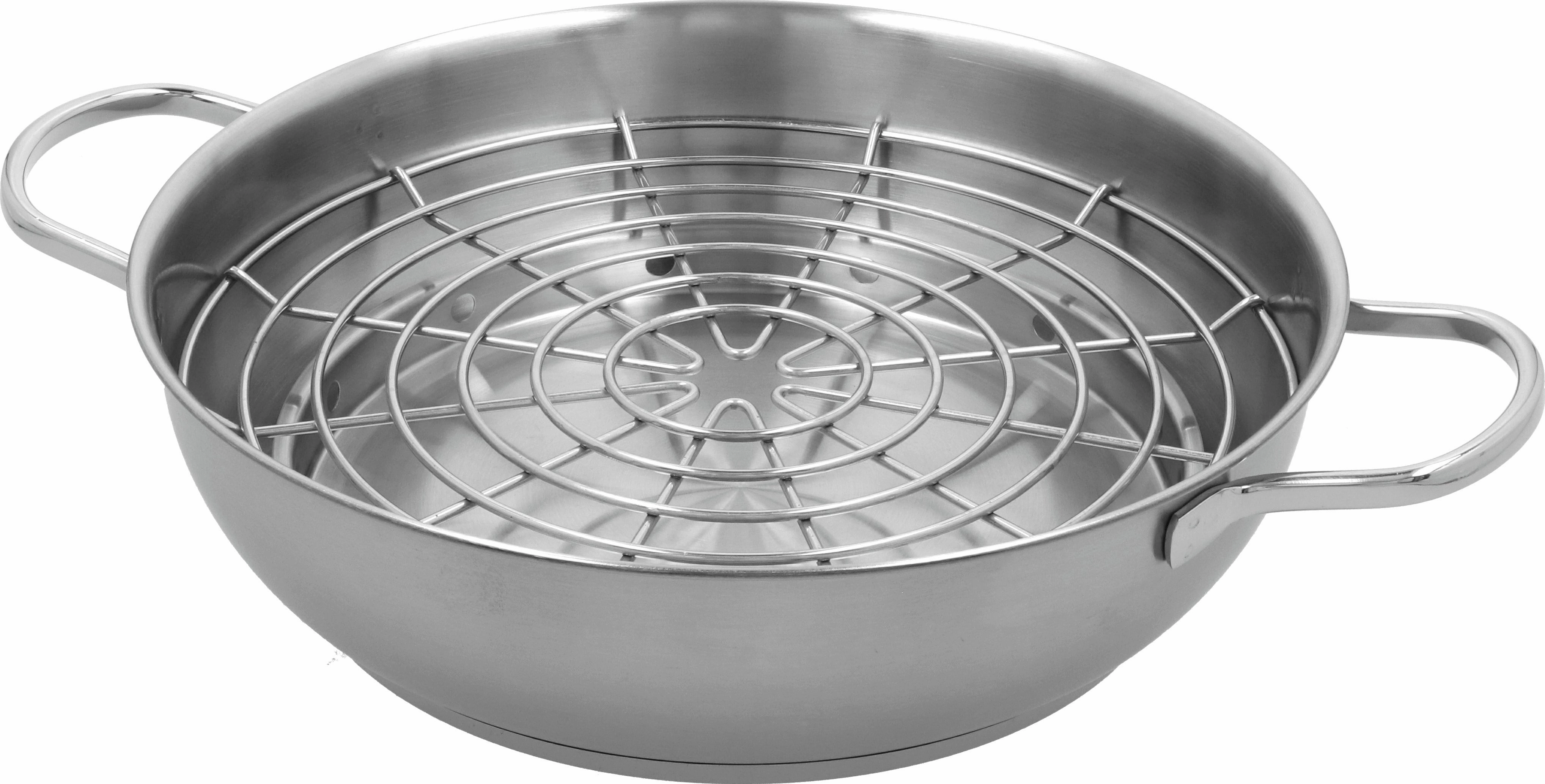 Demeyere Resto 4-pc Stainless Steel Stovetop Smoker Set