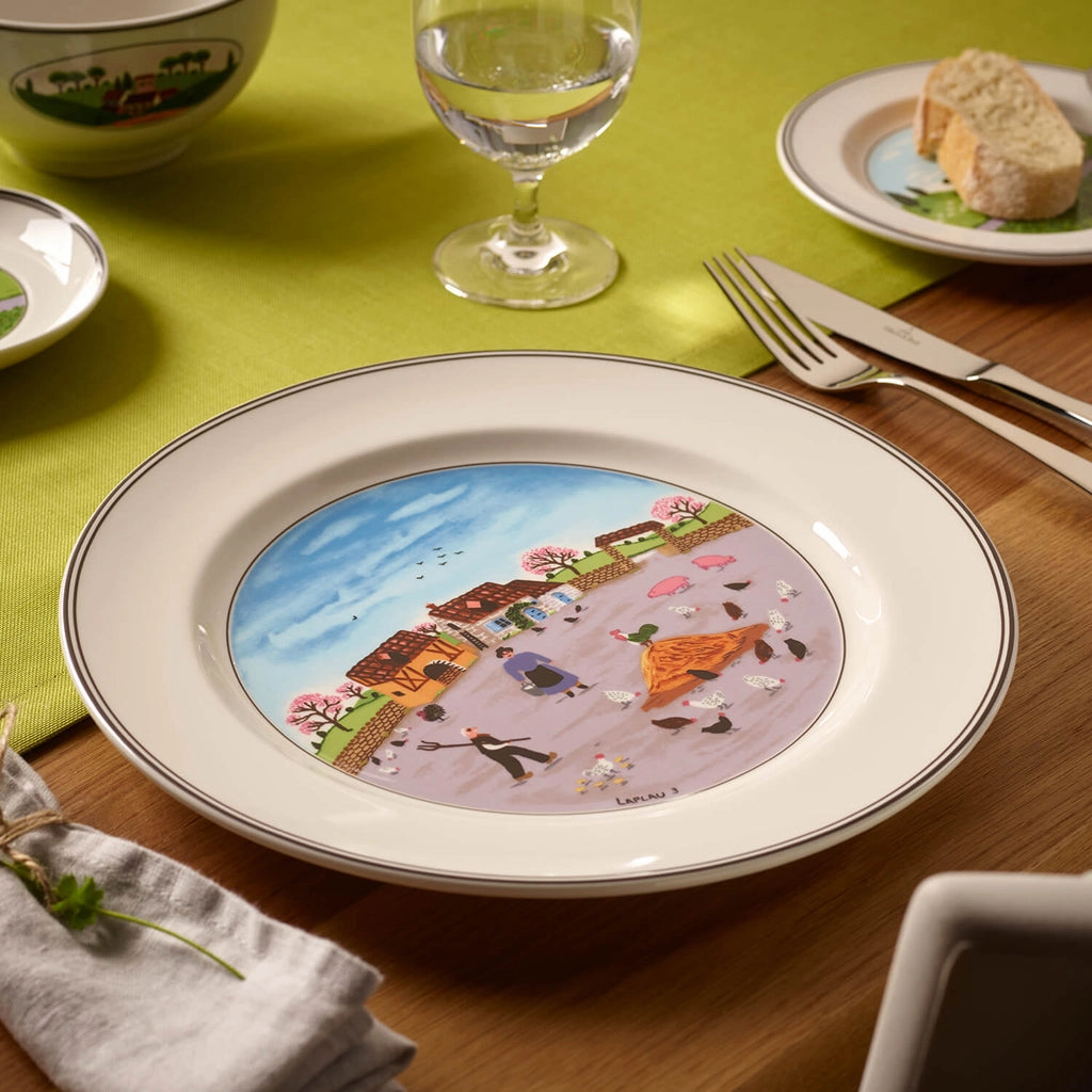 Design Naif Diner Plate: Country Yard