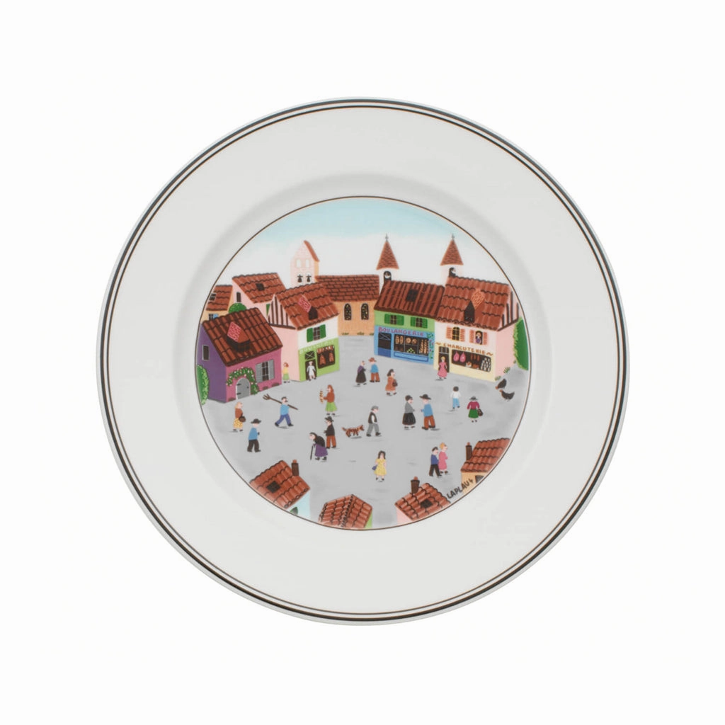 Design Naif Dinner Plate: Old Village Square Dinnerware clearance deals