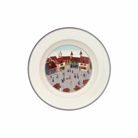 Design Naif Rim Soup Bowl: Old Village Square Dinnerware clearance deals