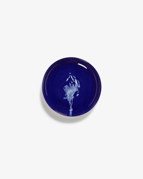 Dessert plate dark blue - white artichoke Feast Buy Dinnerware online shop