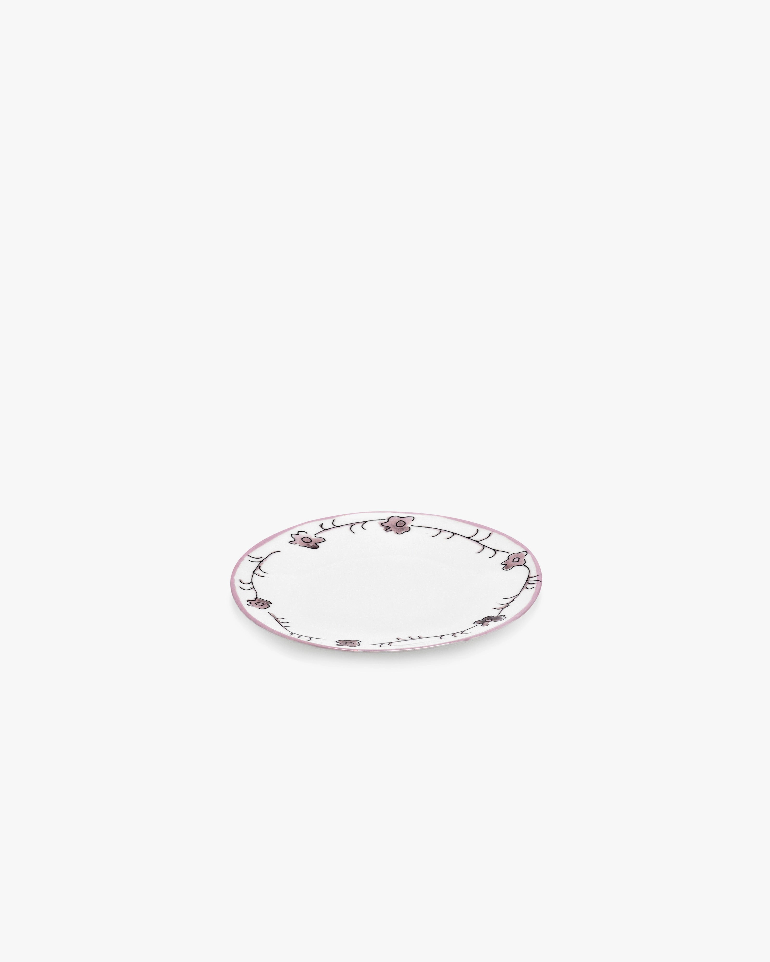 Dessert plate Dark viola Midnight Flowers Buy Dinnerware online shop