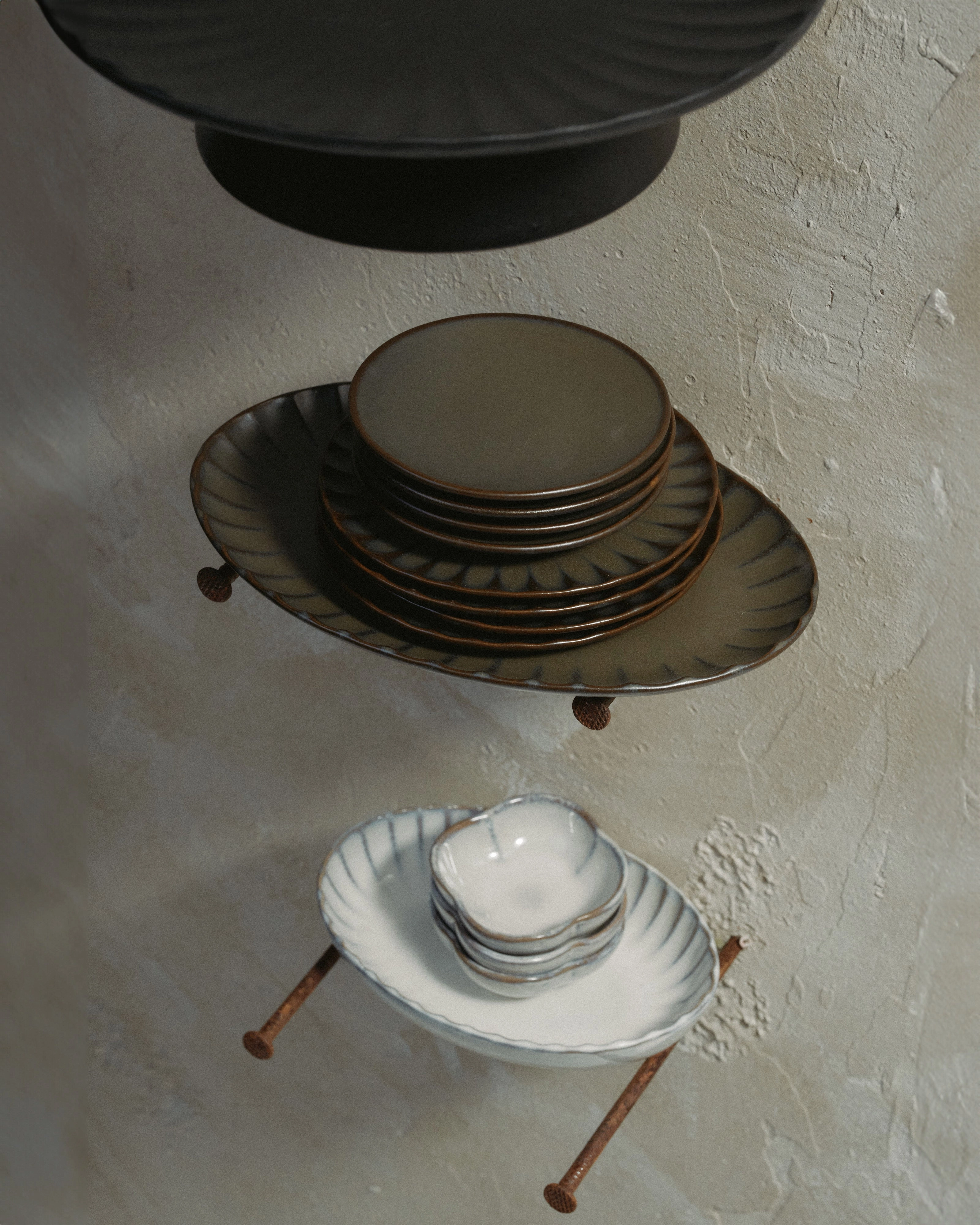 Dessert plate green Inku