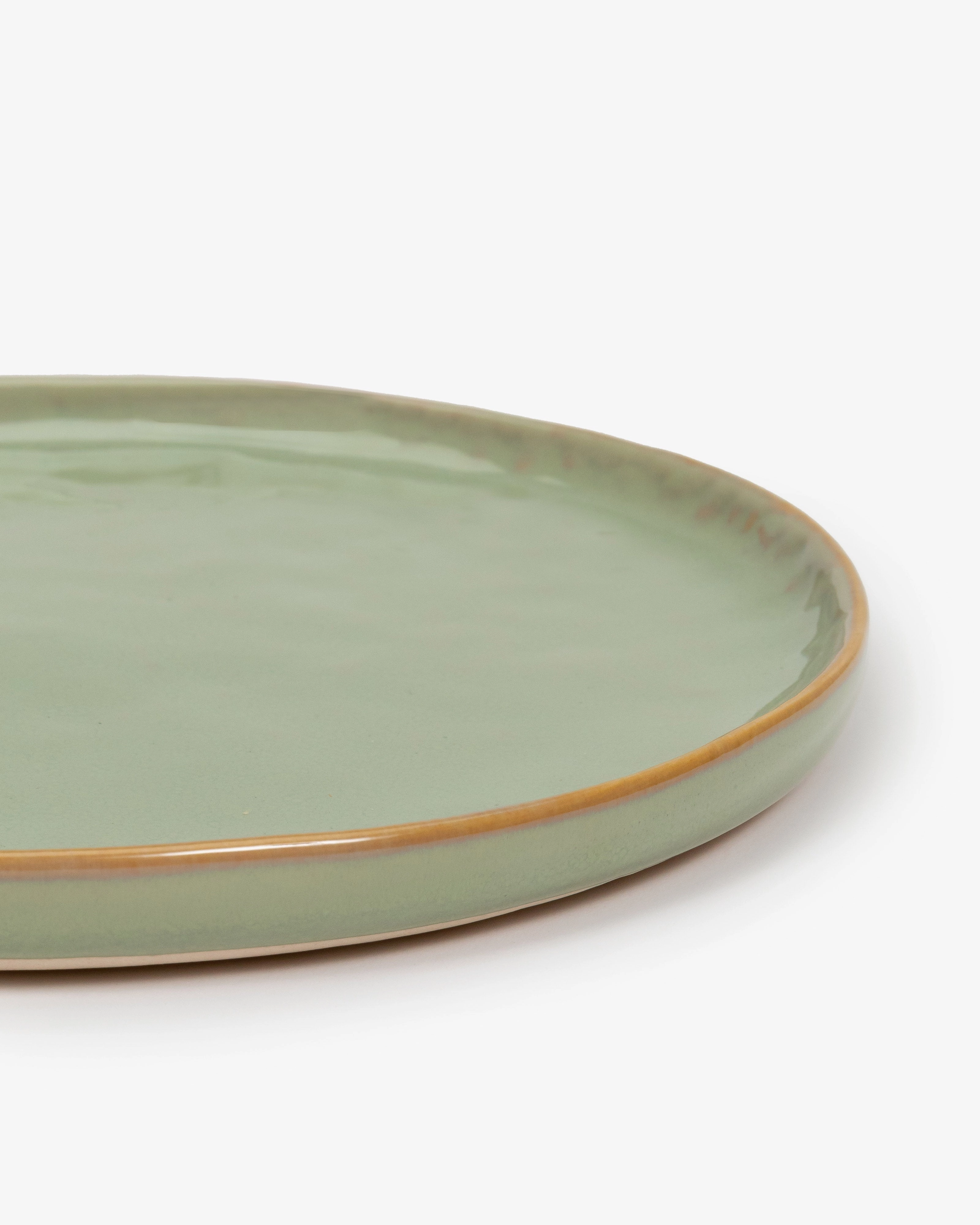 Dessert plate green Pure
