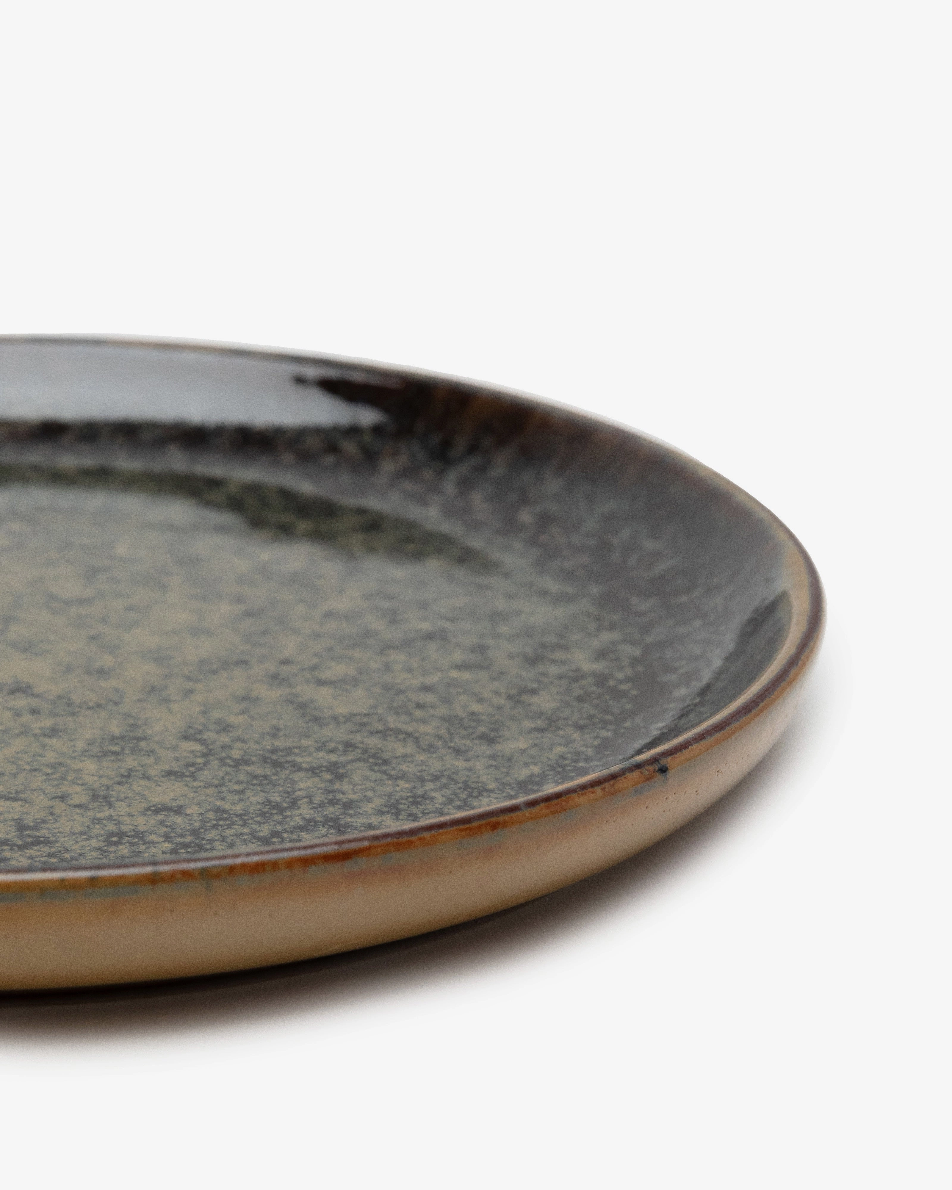 Dessert plate indi gray Surface