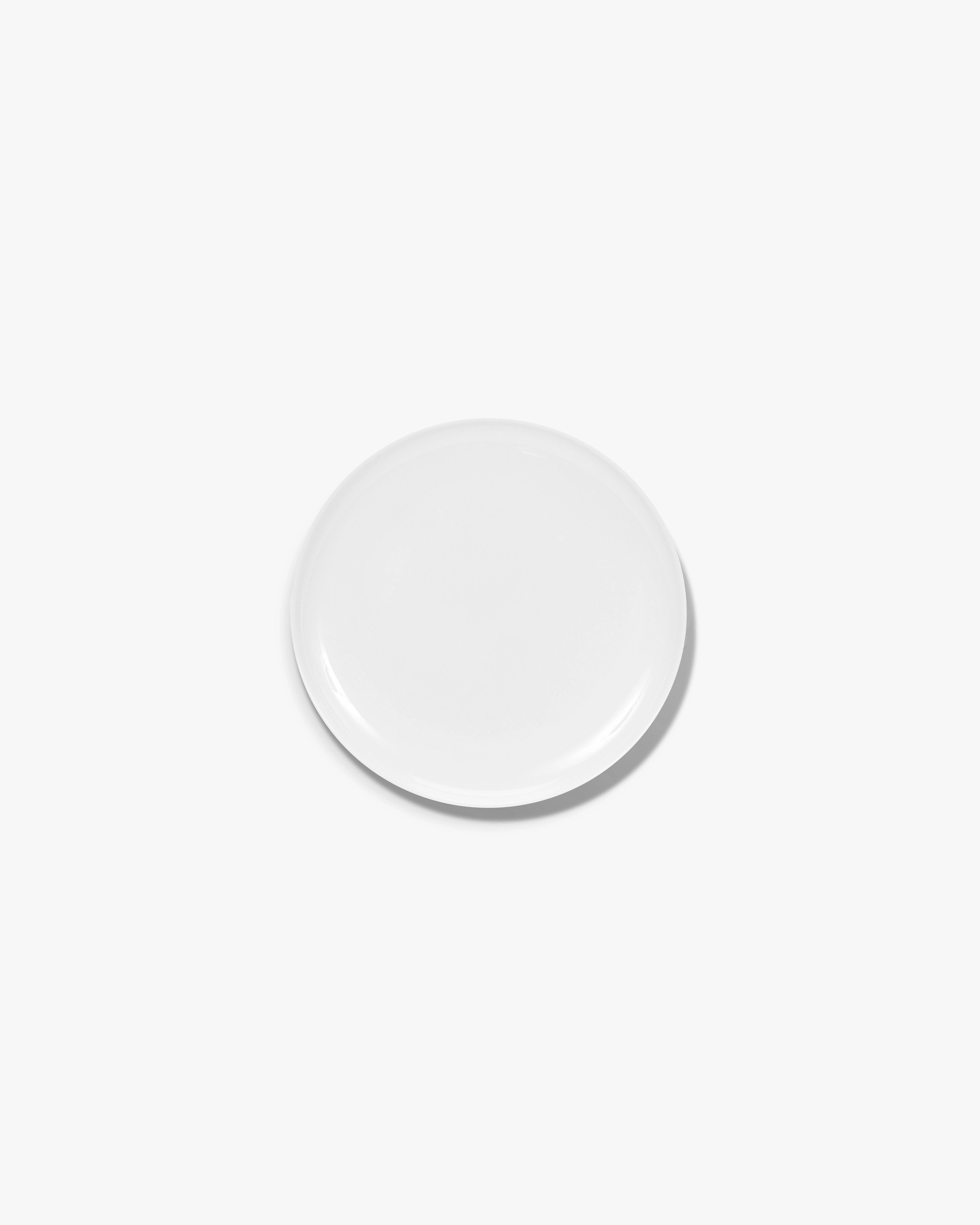Dessert plate low white Base