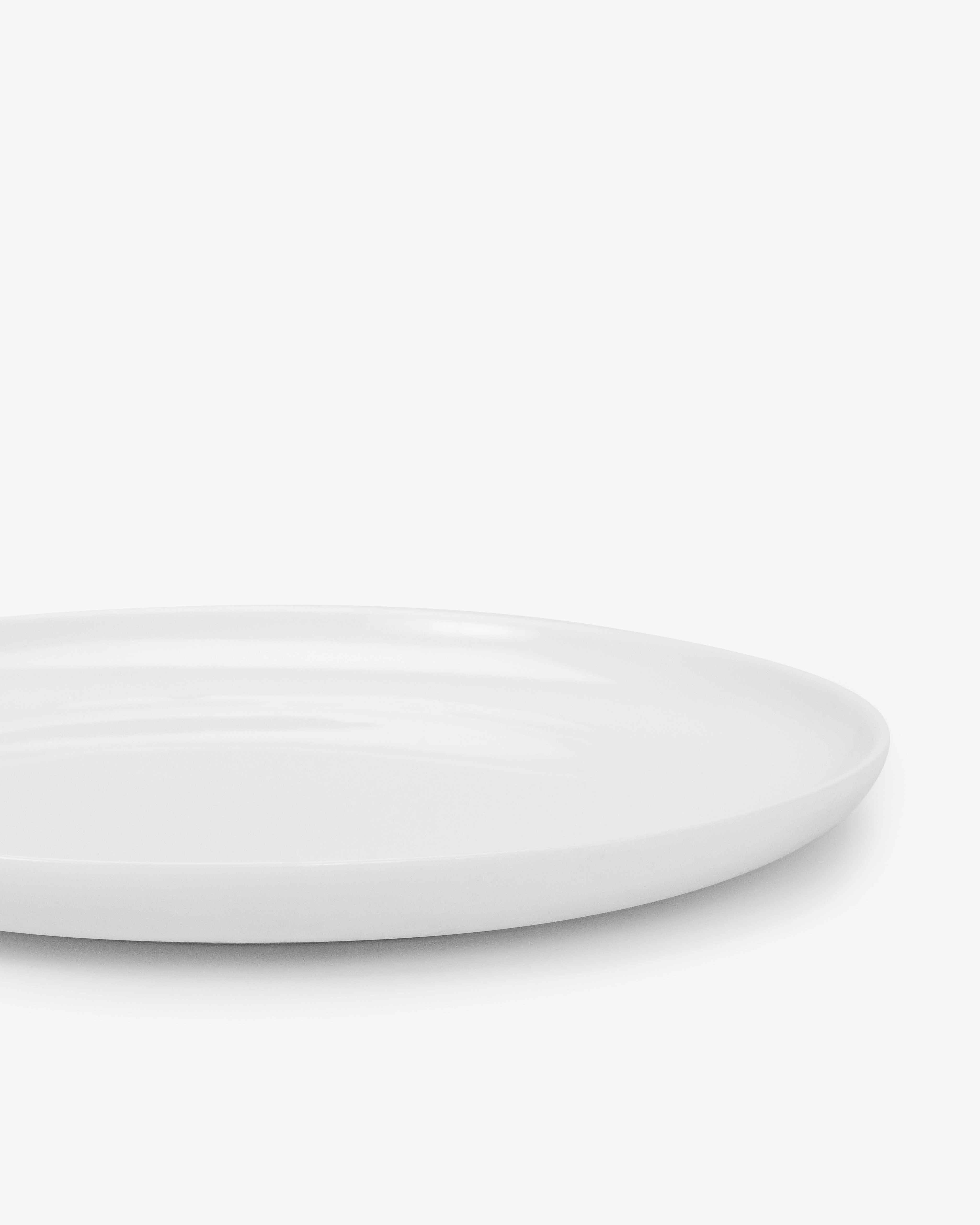 Dessert plate low white Base