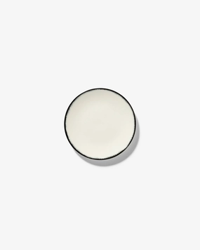 Dessert plate white/black variation 1 D Buy Dinnerware online shop