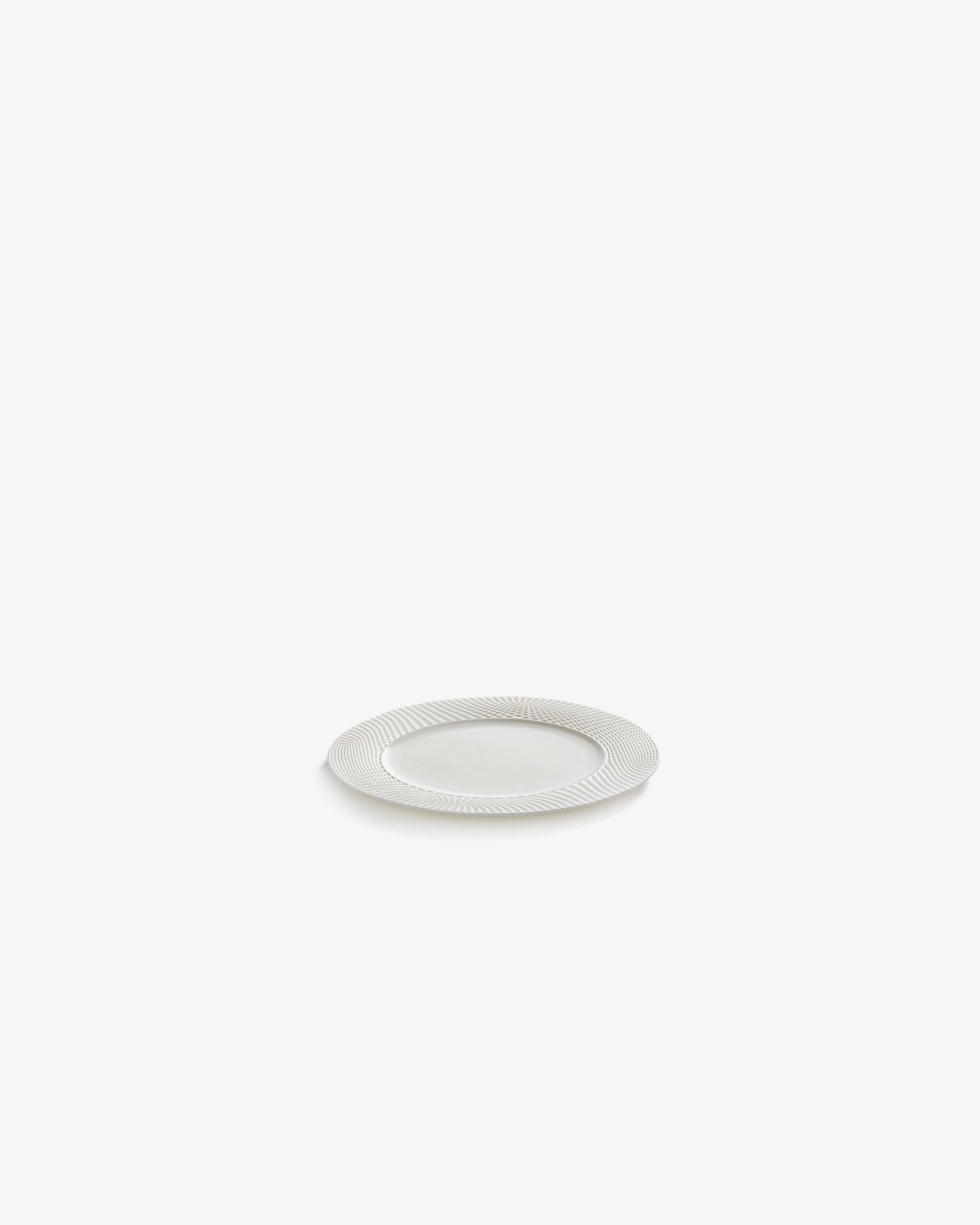 Dessert plate white Nido