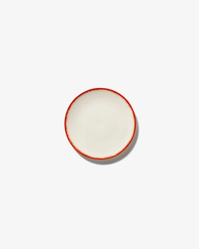Dessert plate white/red variation 2 D Buy Dinnerware online shop