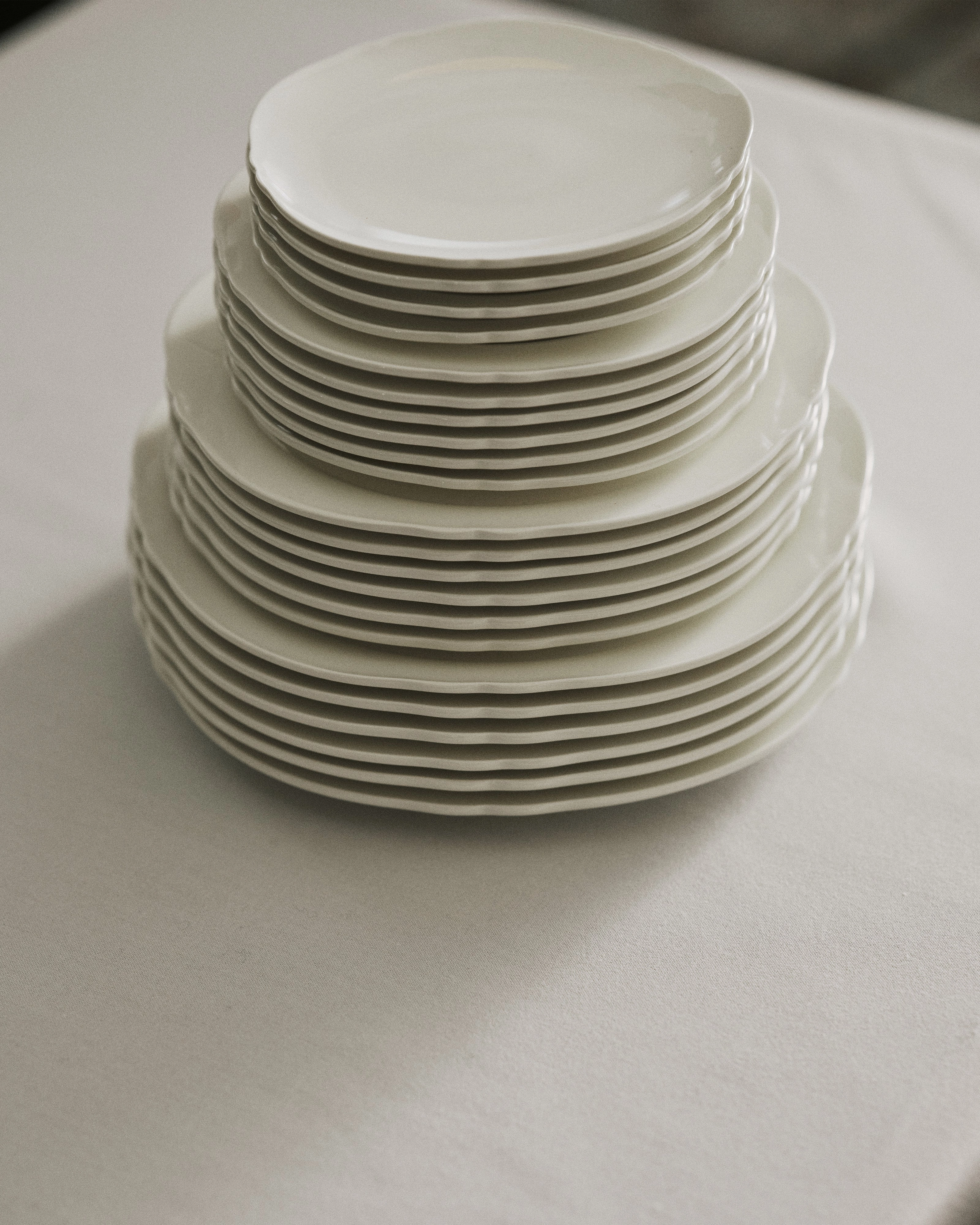 Dessert plate white Silhouette