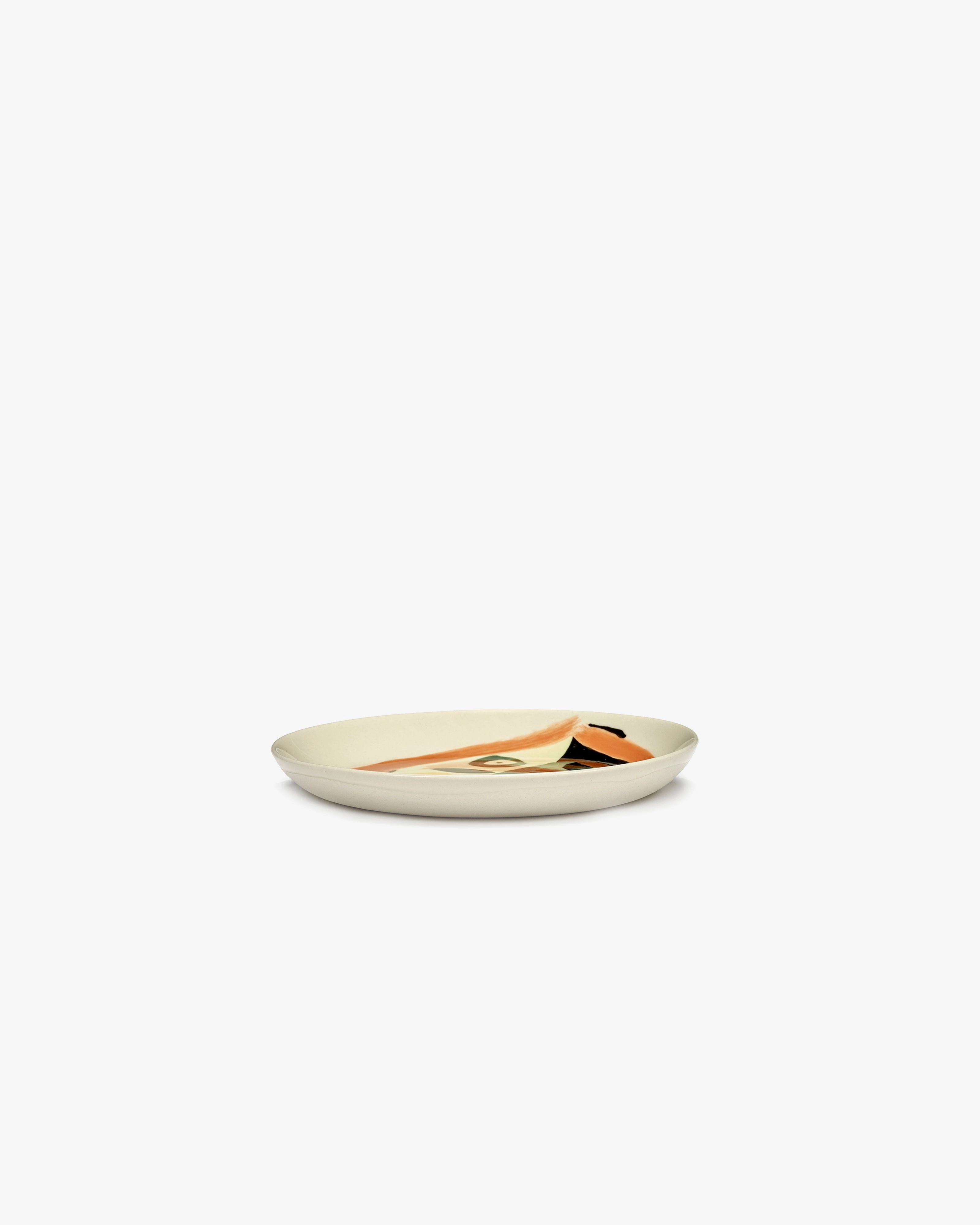 Dessert plate with face 1 Feast
