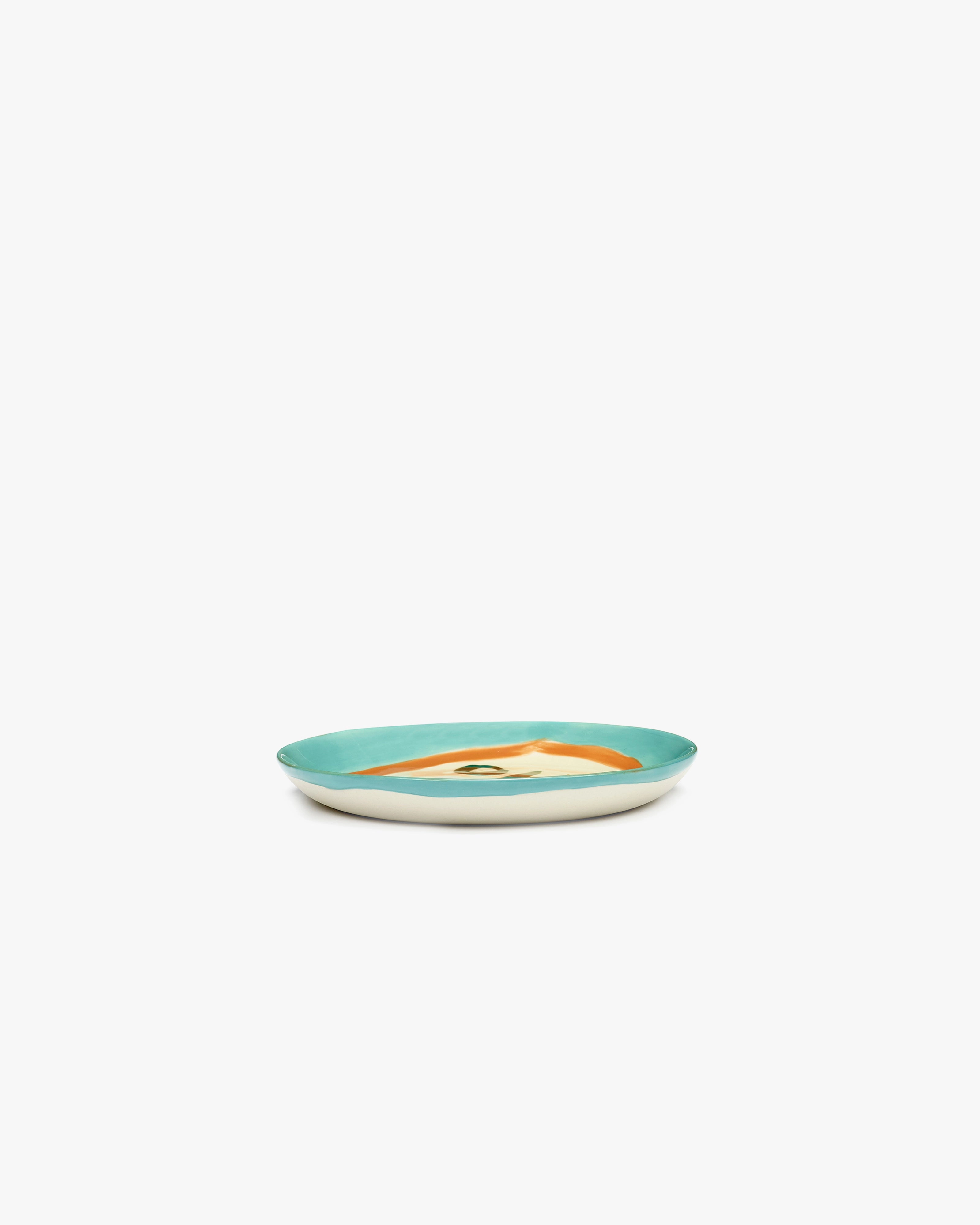 Dessert plate with face 2 Feast