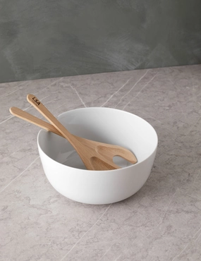 Dine Bowl   Oak Servers by LSA International Serveware kitchen discount