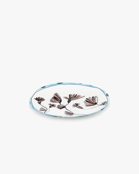 Dinner plate Camelia aubergine Midnight Flowers Buy Dinnerware online shop