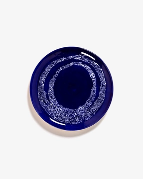 Dinner plate dark blue - white dots Feast Buy Dinnerware online shop