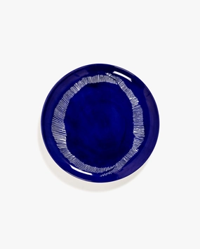 Dinner plate dark blue - white stripes Feast Buy Dinnerware online shop