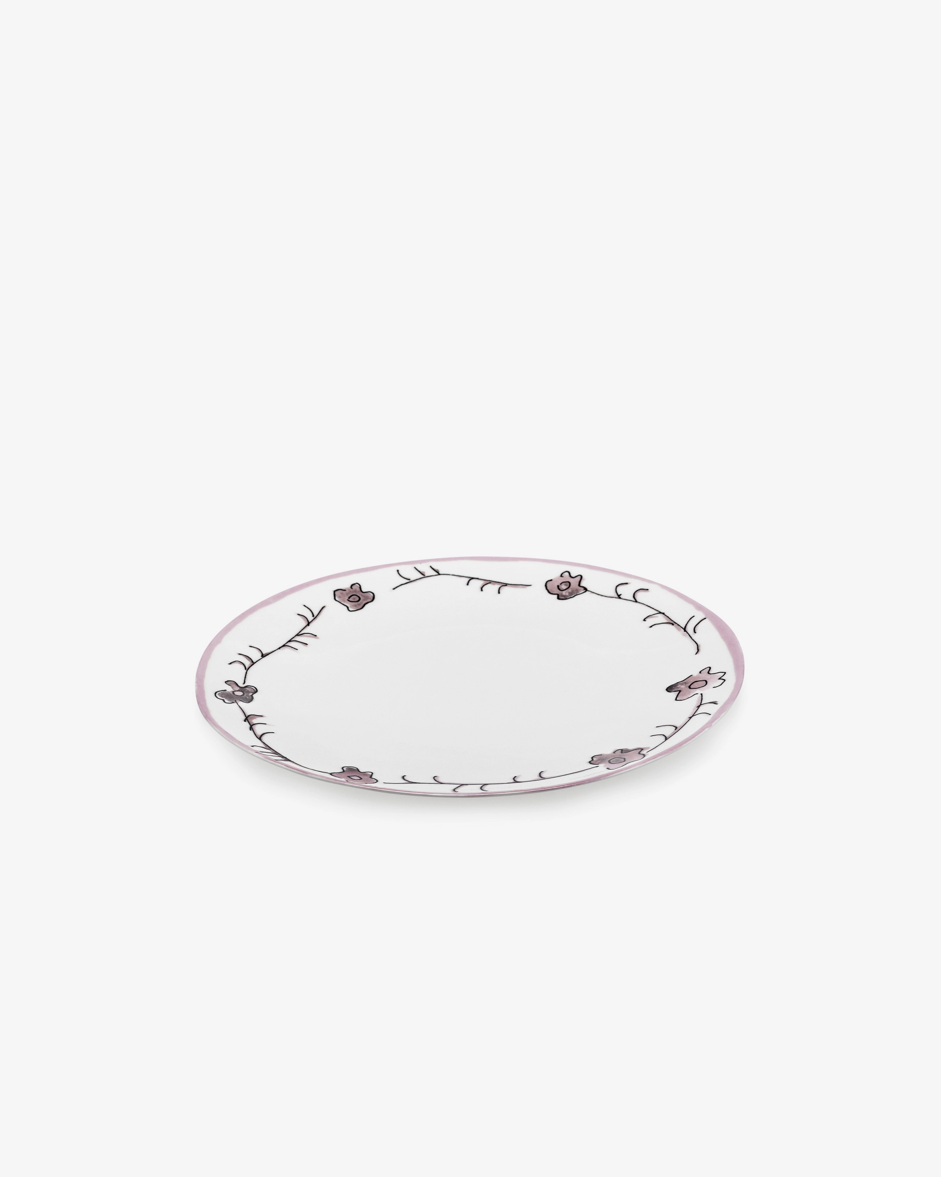 Dinner plate Dark viola Midnight Flowers Buy Dinnerware online shop