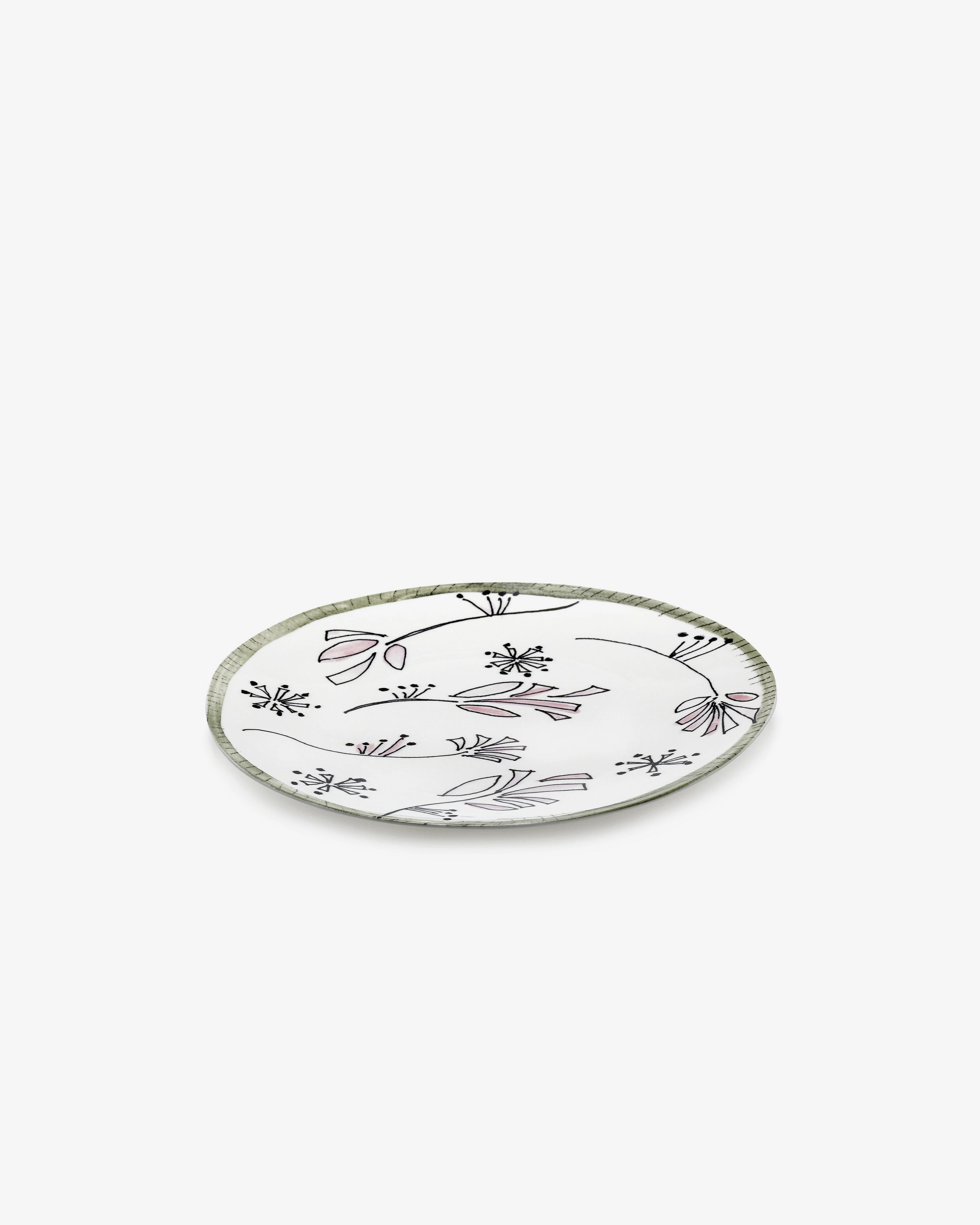 Dinner plate Fiore rosa Midnight Flowers Buy Dinnerware online shop
