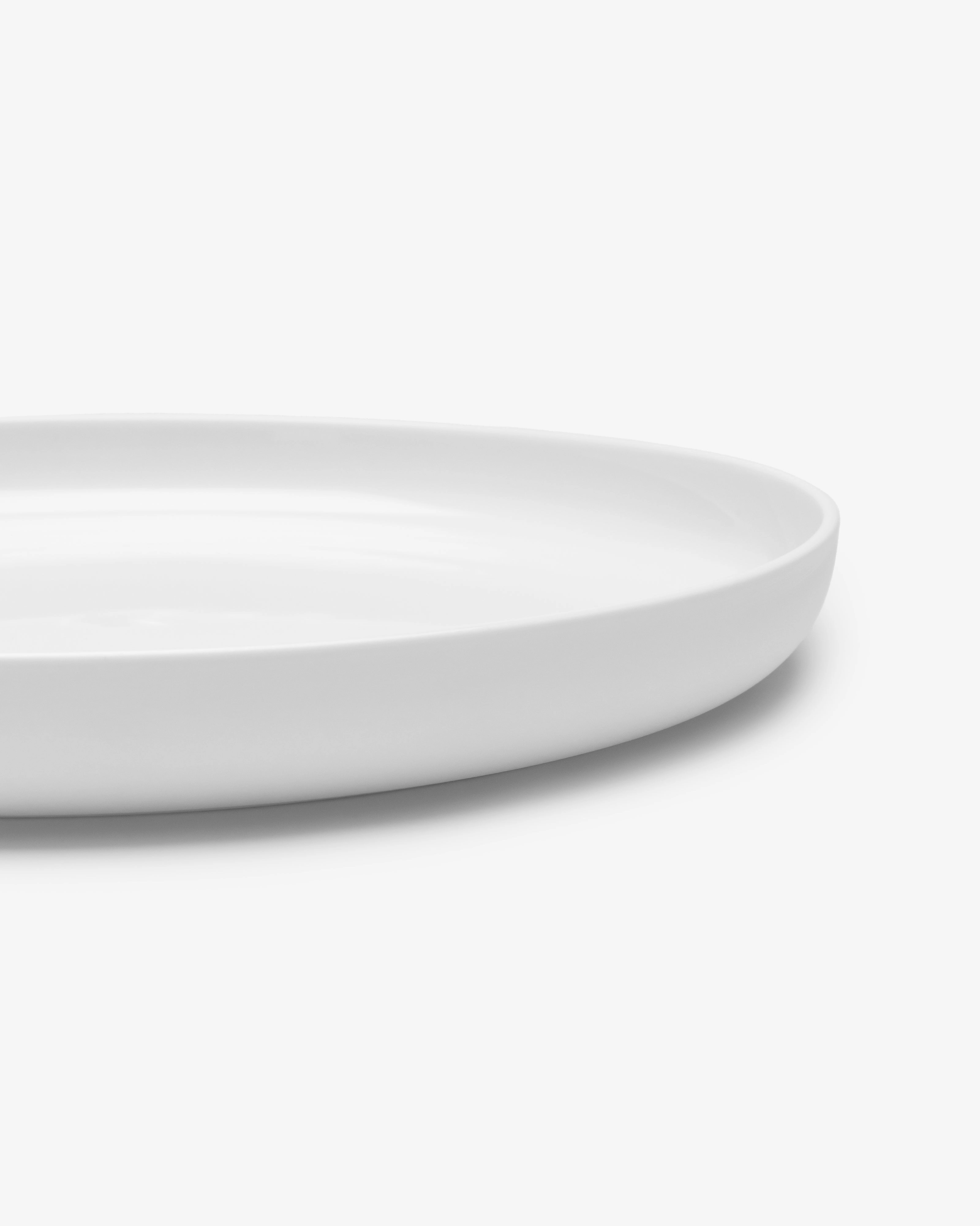 Dinner plate high white Base