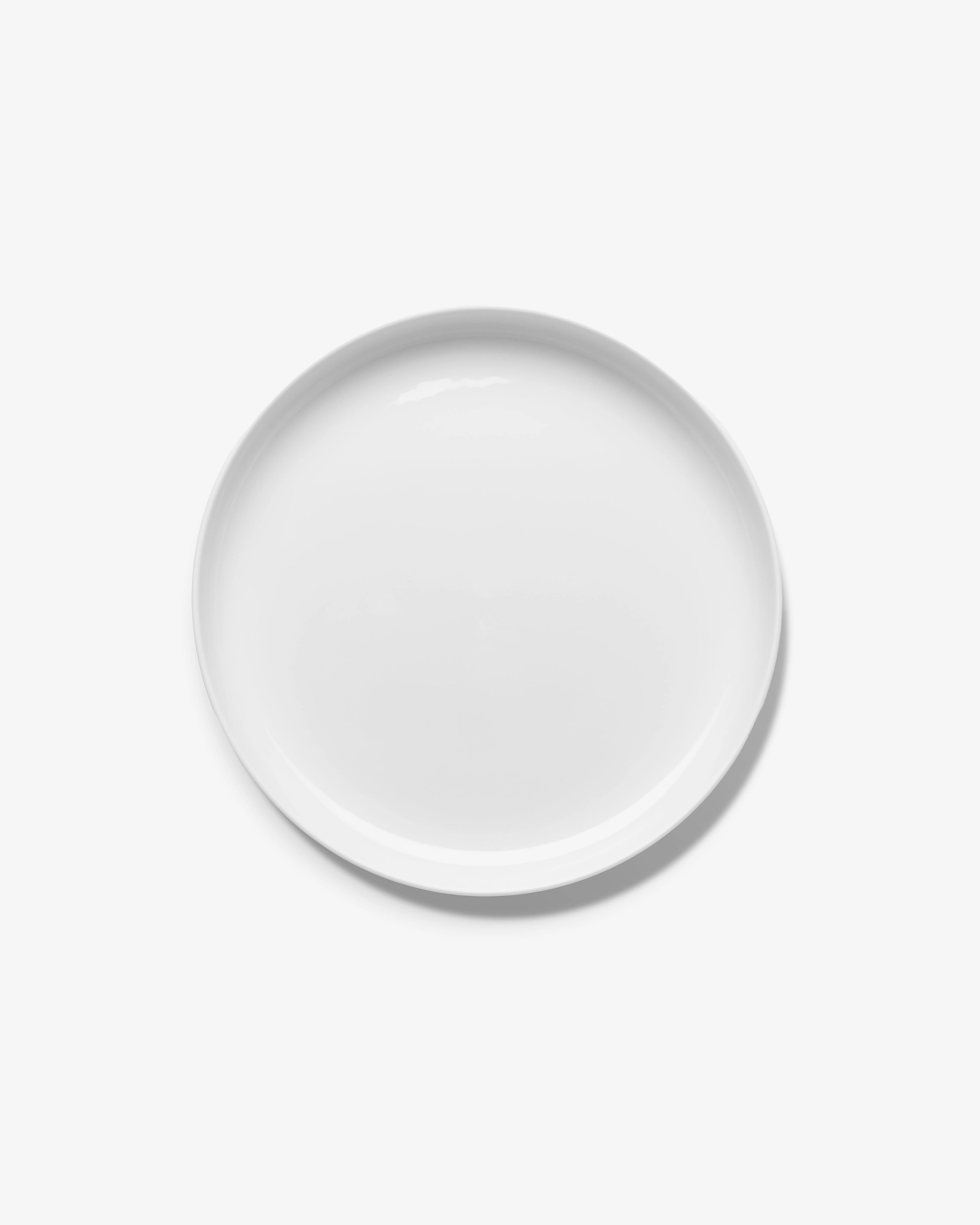 Dinner plate high white Base
