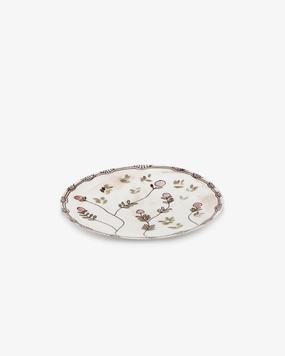 Dinner plate Mirtillo nude Midnight Flowers Buy Dinnerware online shop