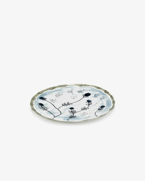 Dinner plate Mirtillo tea Midnight Flowers Buy Dinnerware online shop