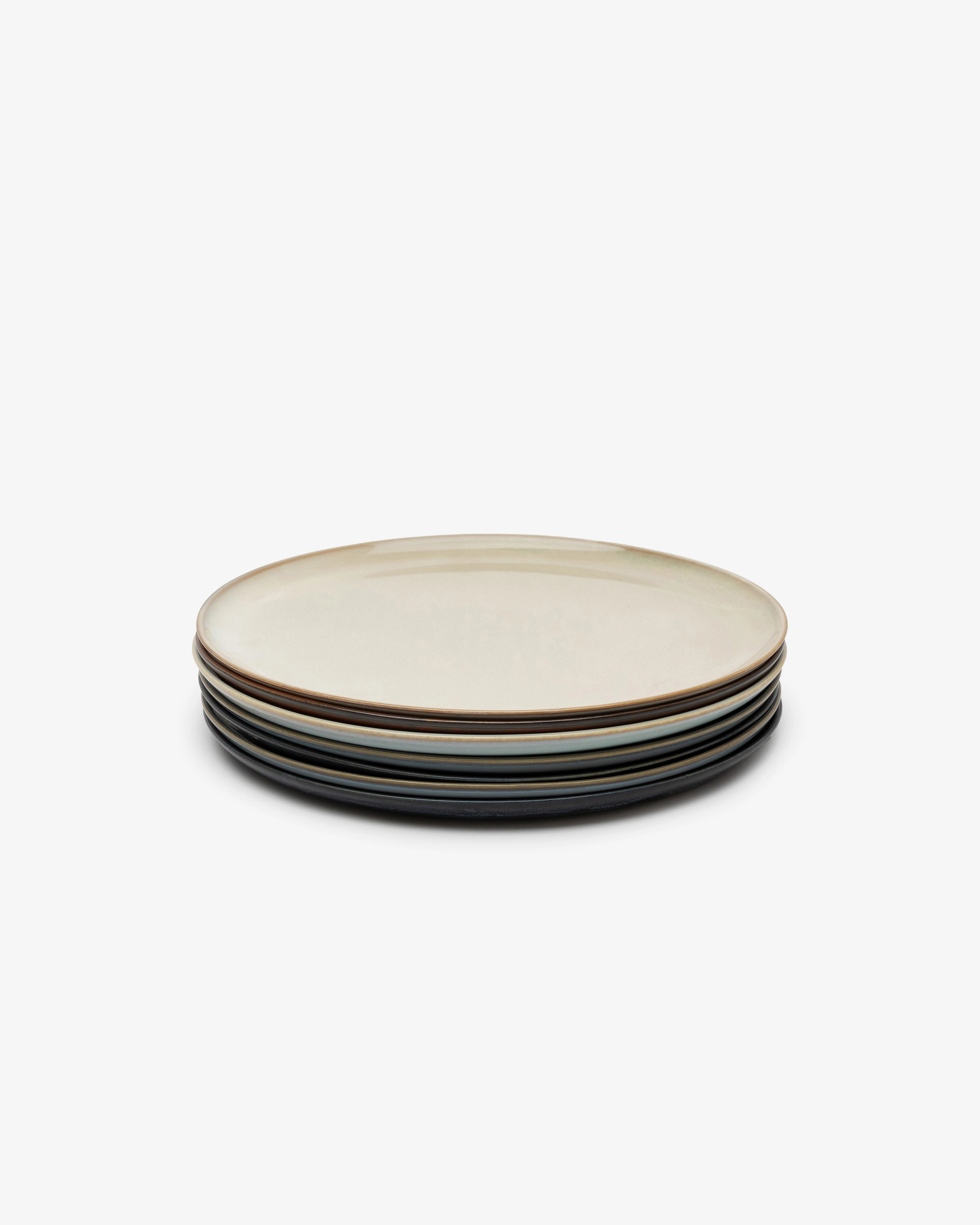 Dinner plate misty gray Terres de rves