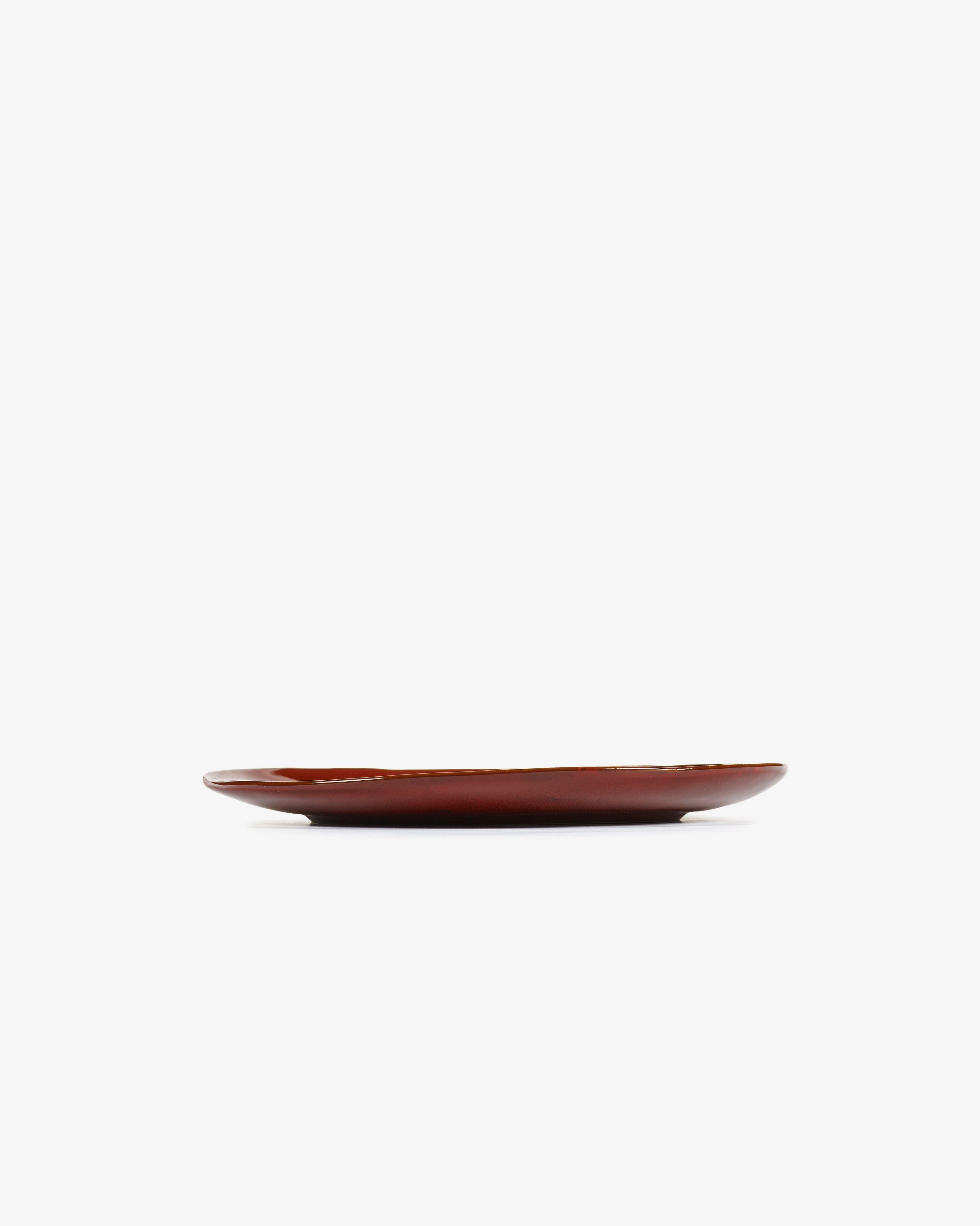 Dinner plate venetian red La Mre