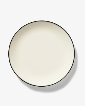 Dinner plate white/black variation 1 D Buy Dinnerware online shop