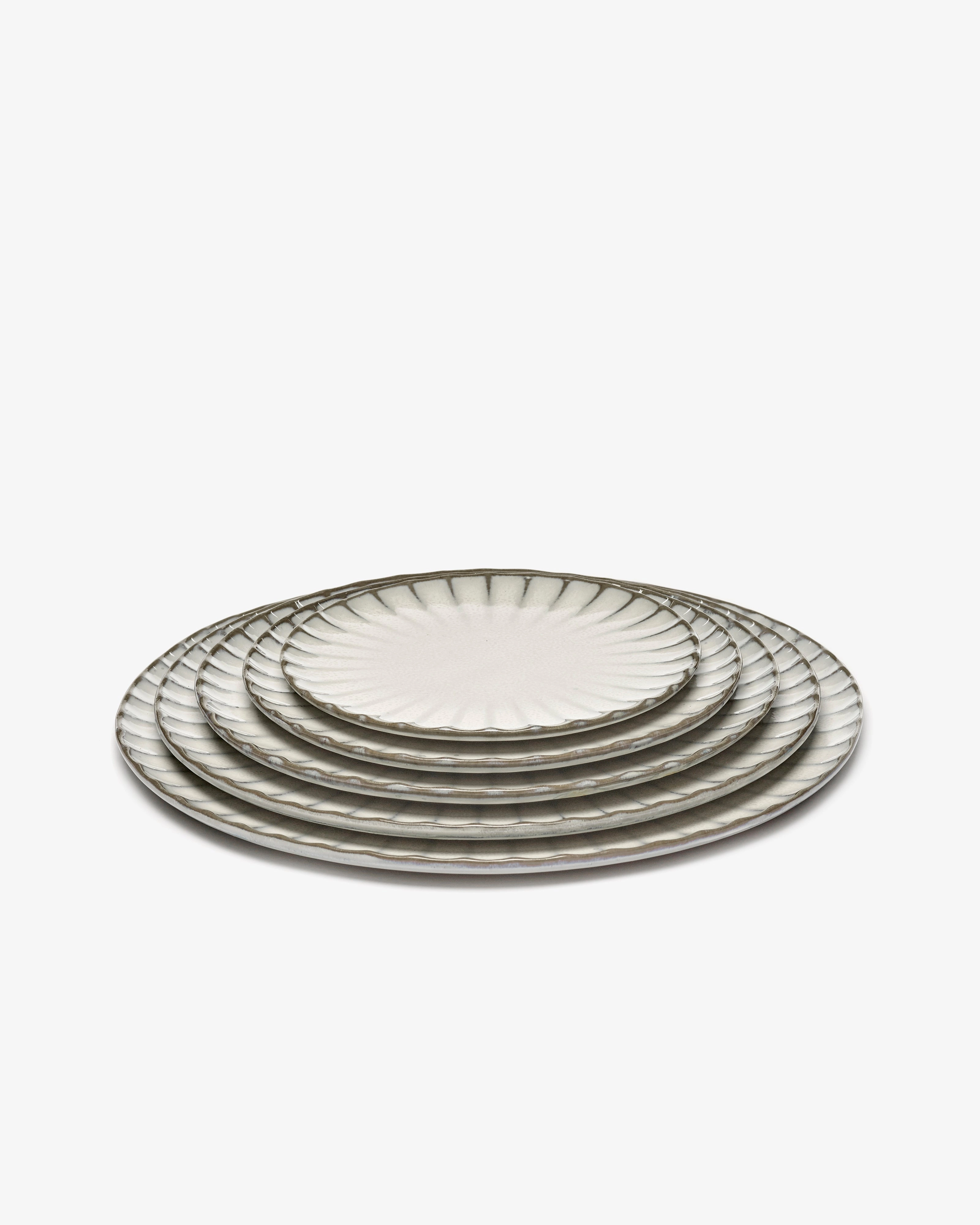 Dinner plate white Inku