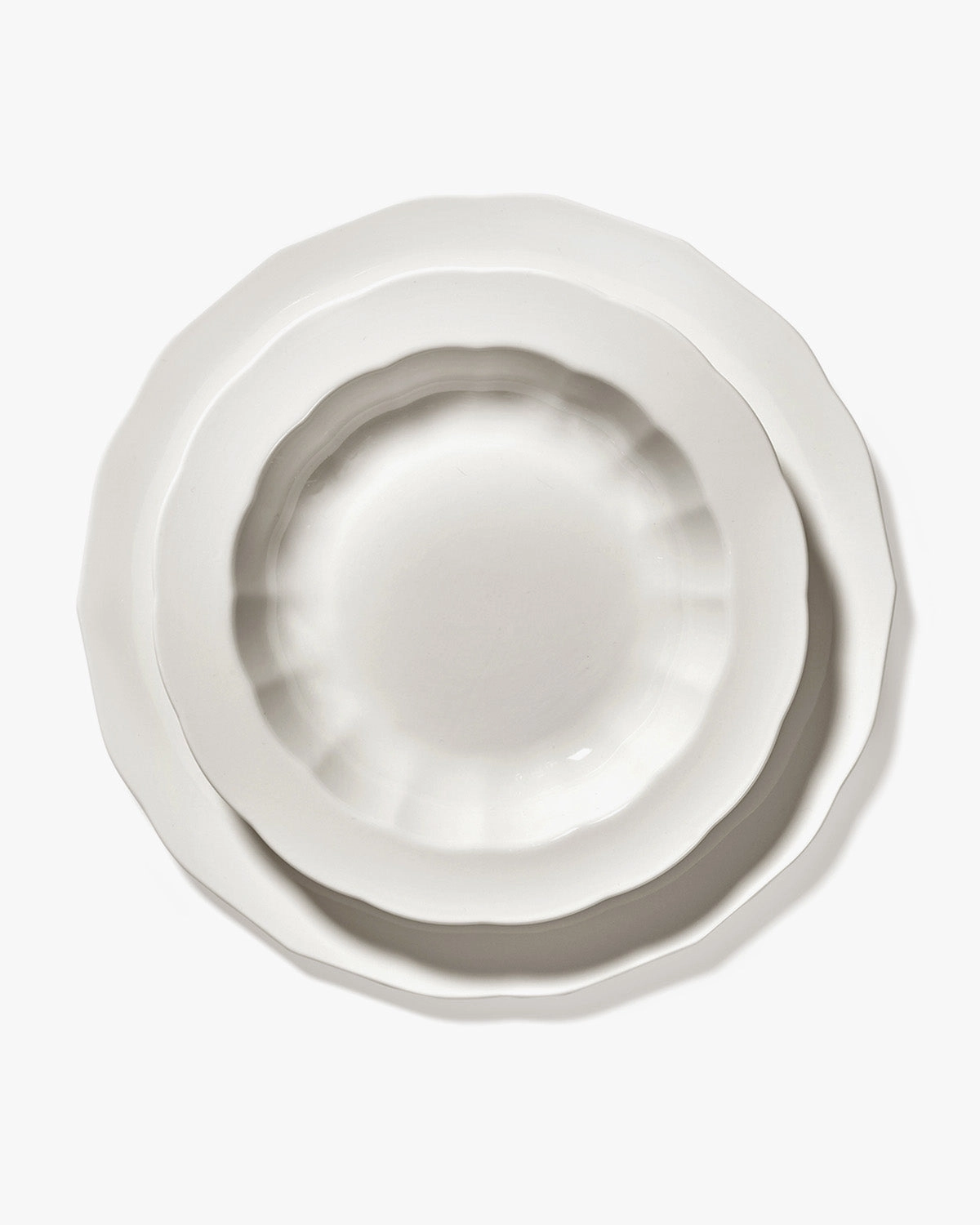 Dinner plate white Silhouette