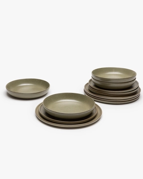 Dinner Set 12 pieces camogreen Surface Buy Dinnerware online shop