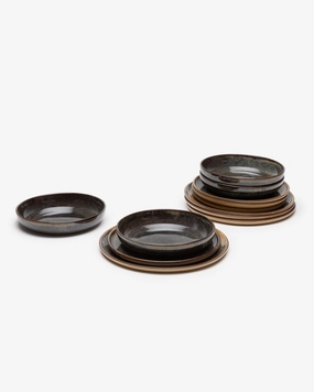 Dinner Set 12 pieces  indi gray Surface Buy Dinnerware online shop