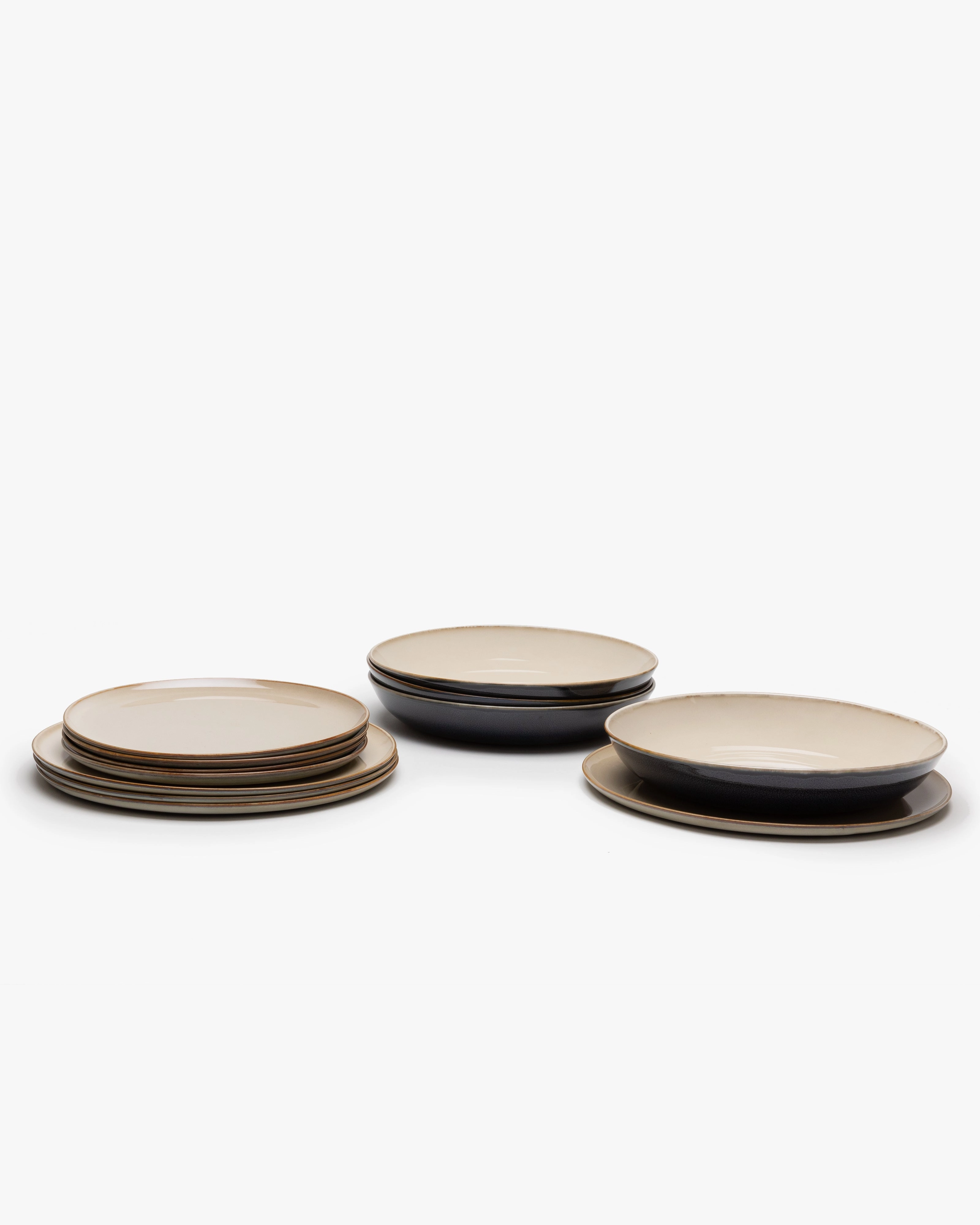Dinner Set 12 pieces misty gray Terres de rves Buy Dinnerware online shop