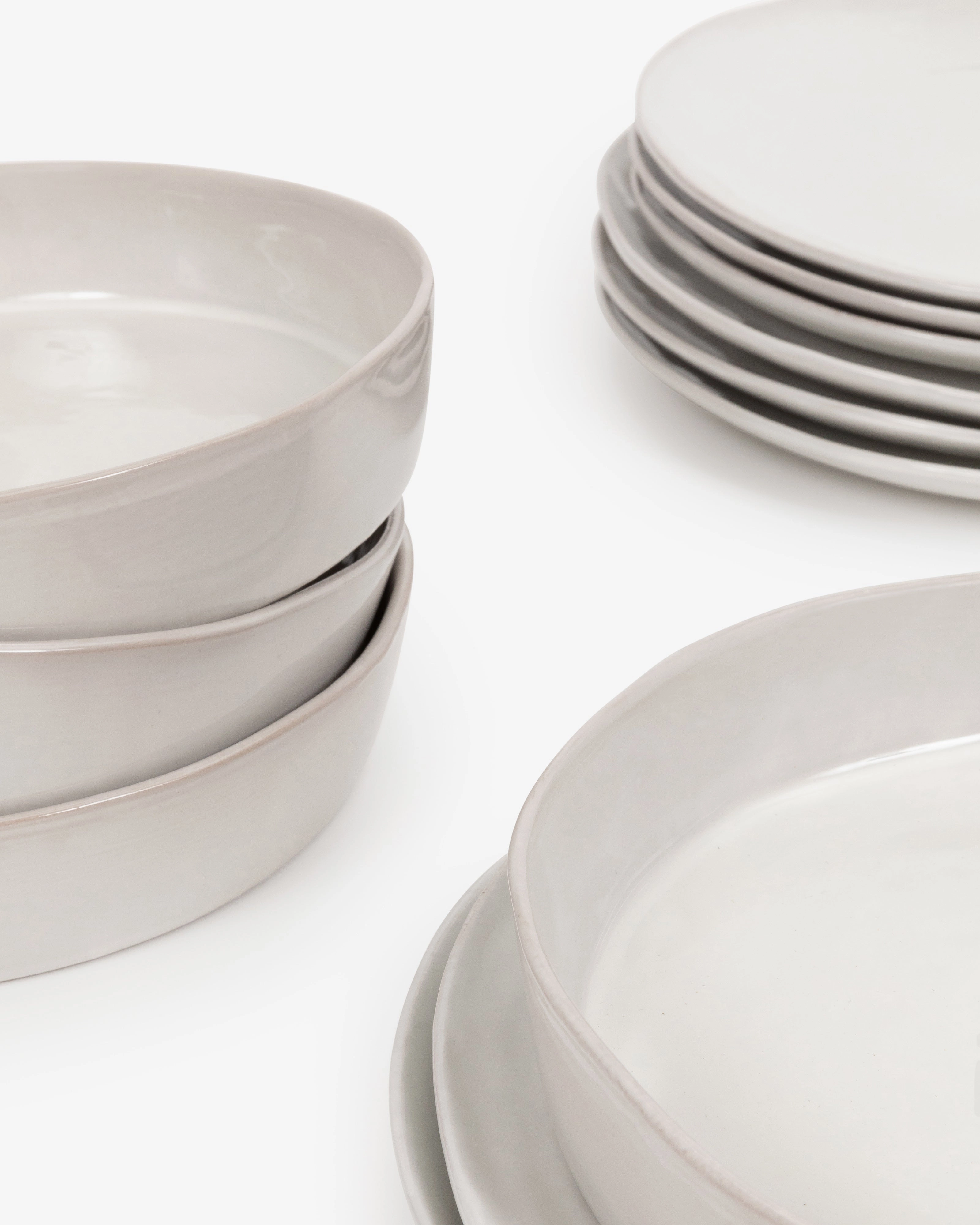 Dinner Set 12 pieces off-white La Mre