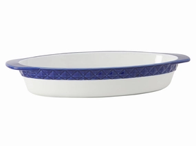 DisplayTux Casserole Oval 3-1/2qt 17-3/4"(15-3/4" w/o handle)x8-1/2"x3", 2 Pieces Bakeware online promo