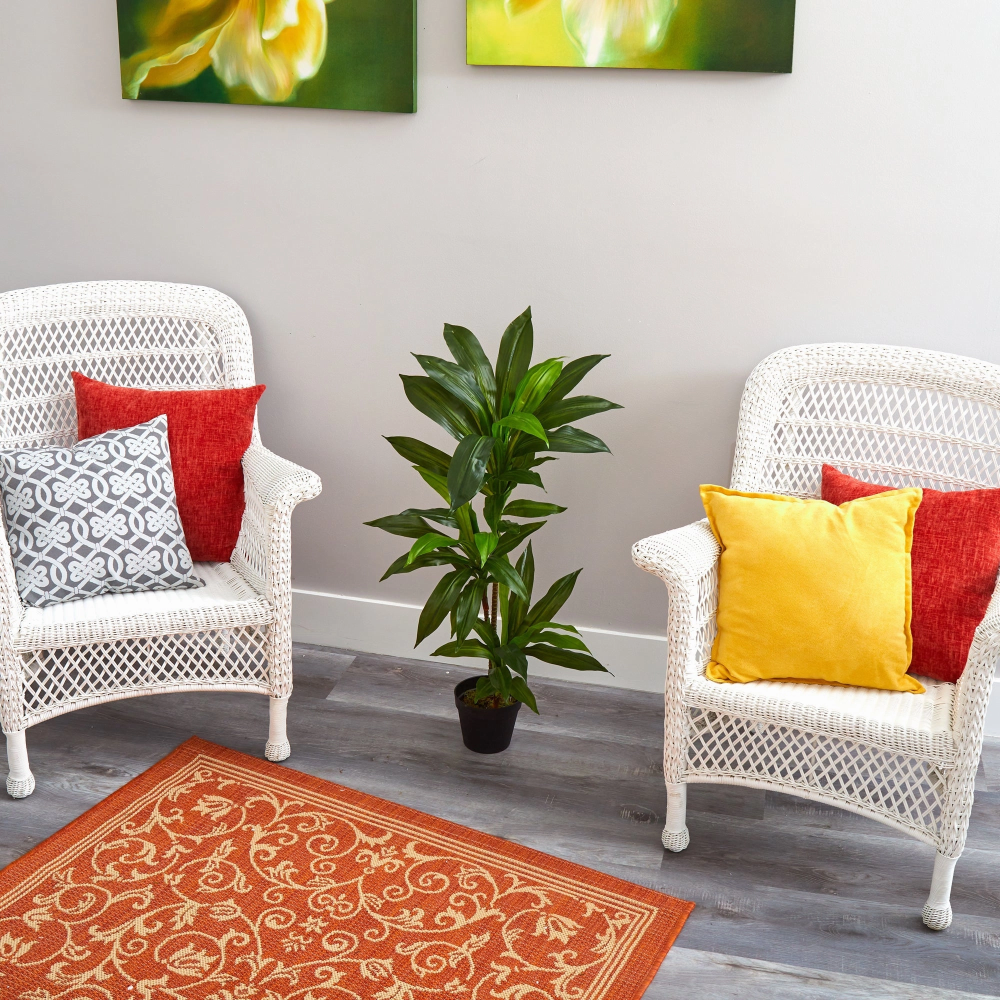 Dracaena Artificial Plant (Real Touch) 3'