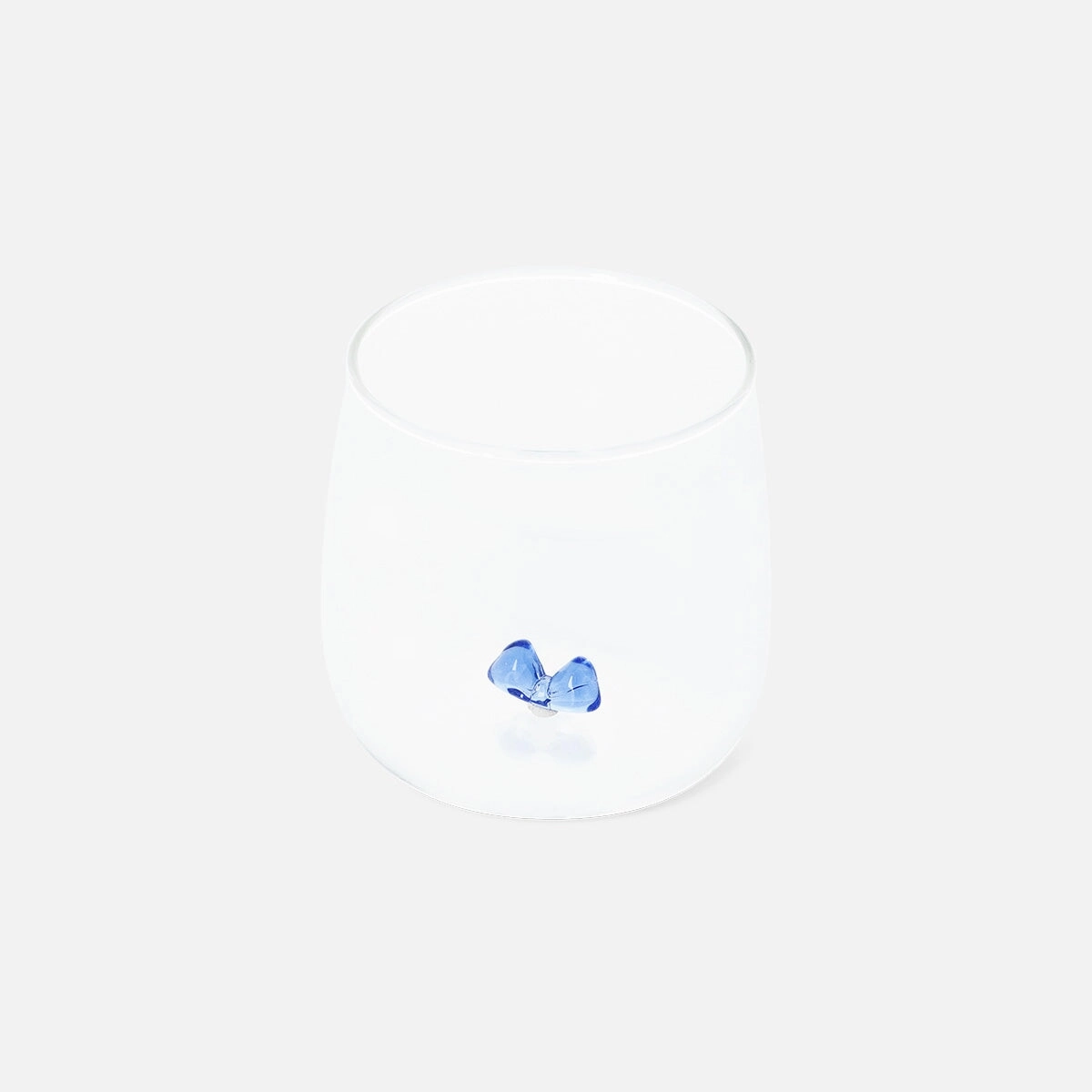 Drinking glass with embossed bow - 480 ml Kitchen Tableware at affordable prices