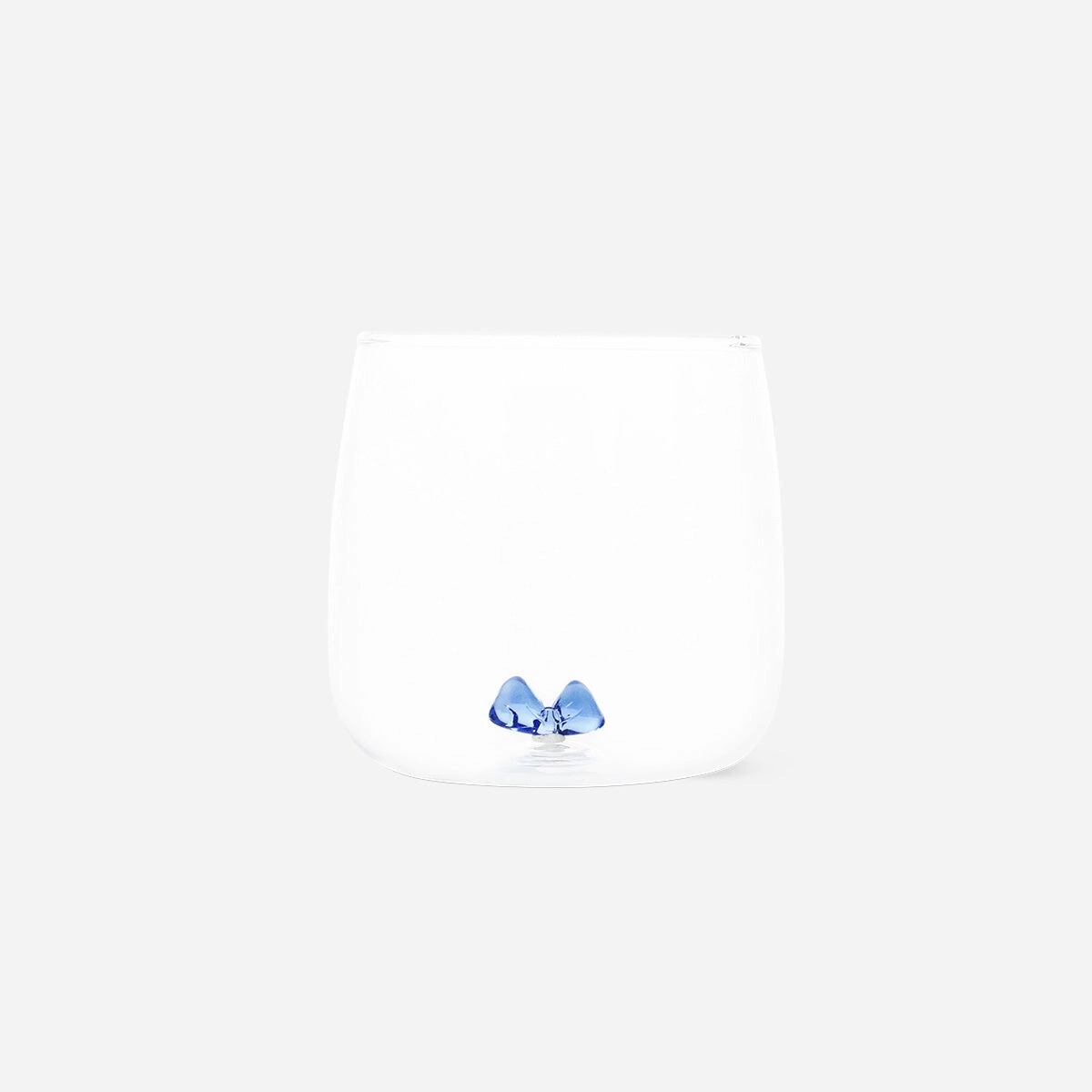 Drinking glass with embossed bow - 480 ml